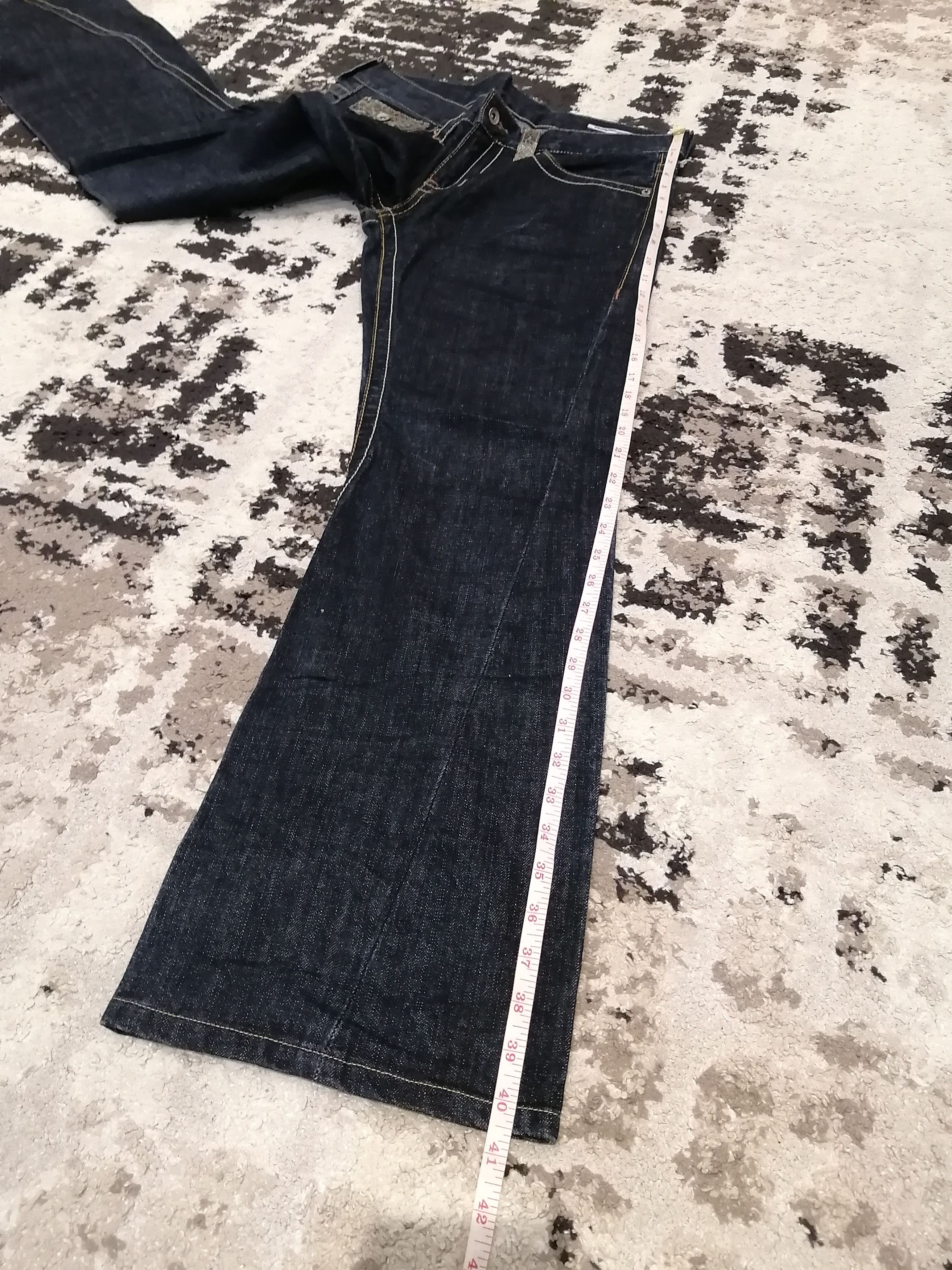 semanticdesign Japanese Semantic Design Snake Design Flared Jeans Size US 35 - 17 Thumbnail