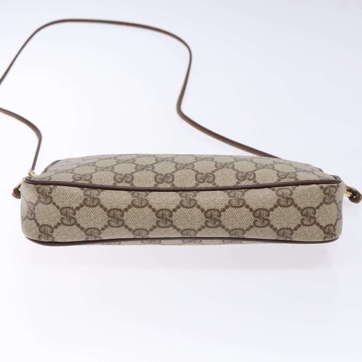 Gucci GUCCI GG Supreme Shoulder Bag Pvc Beige Gold 156 02 068 Size ONE SIZE - 9 Thumbnail