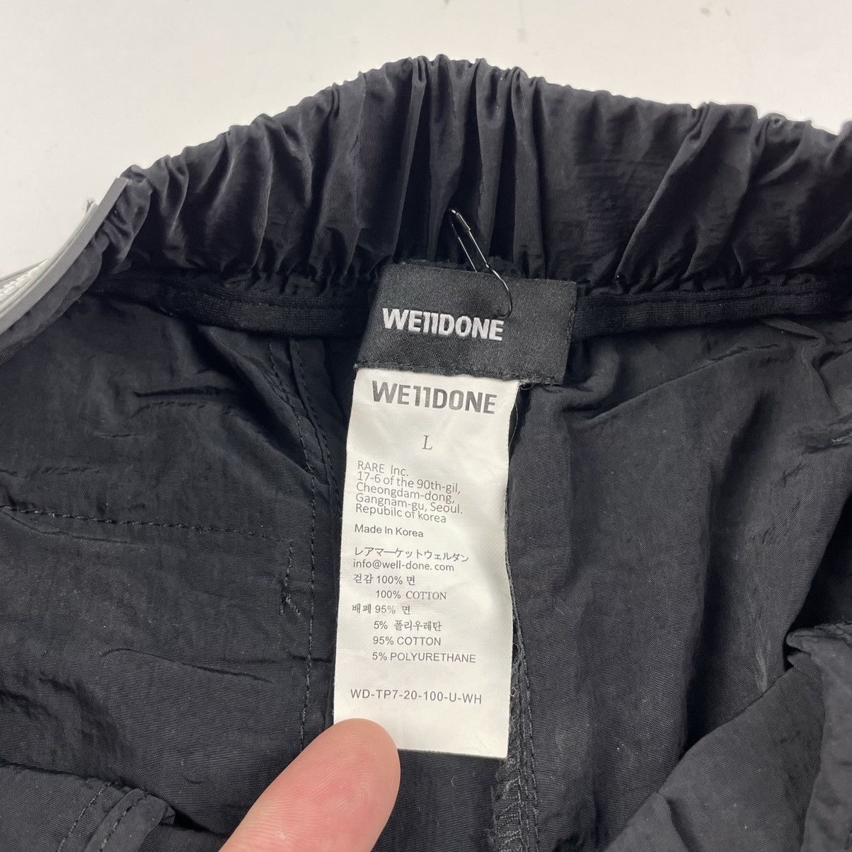 WE11DONE WE11DONE Track Pants & Shorts 2 In 1 logo Asia L US M Men’s Size US 30 / EU 46 - 6 Thumbnail