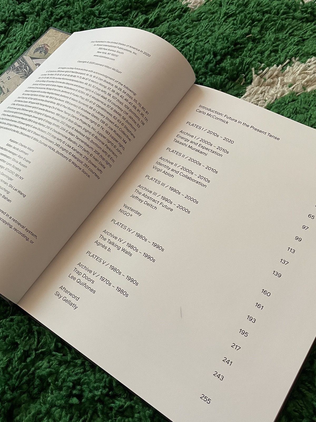 Futura × Rizzoli The artists monograph futura hardcover coffee table book Size ONE SIZE - 7 Thumbnail
