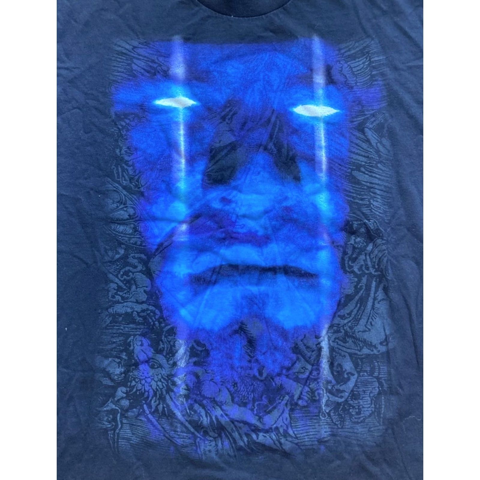 Doublet VINTAGE Undertaker WWE Wrestling Shirt Mens XL Double Sided Eternal Phenom 2002 Size US XL / EU 56 / 4 - 2 Thumbnail