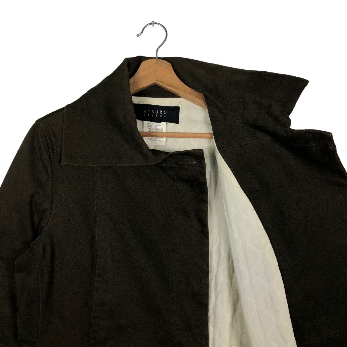 ATSURO TAYAMA 🔥Rare Double Breast Coats Jacket Atsuro Tayama Japan Size M / US 6-8 / IT 42-44 - 10 Thumbnail