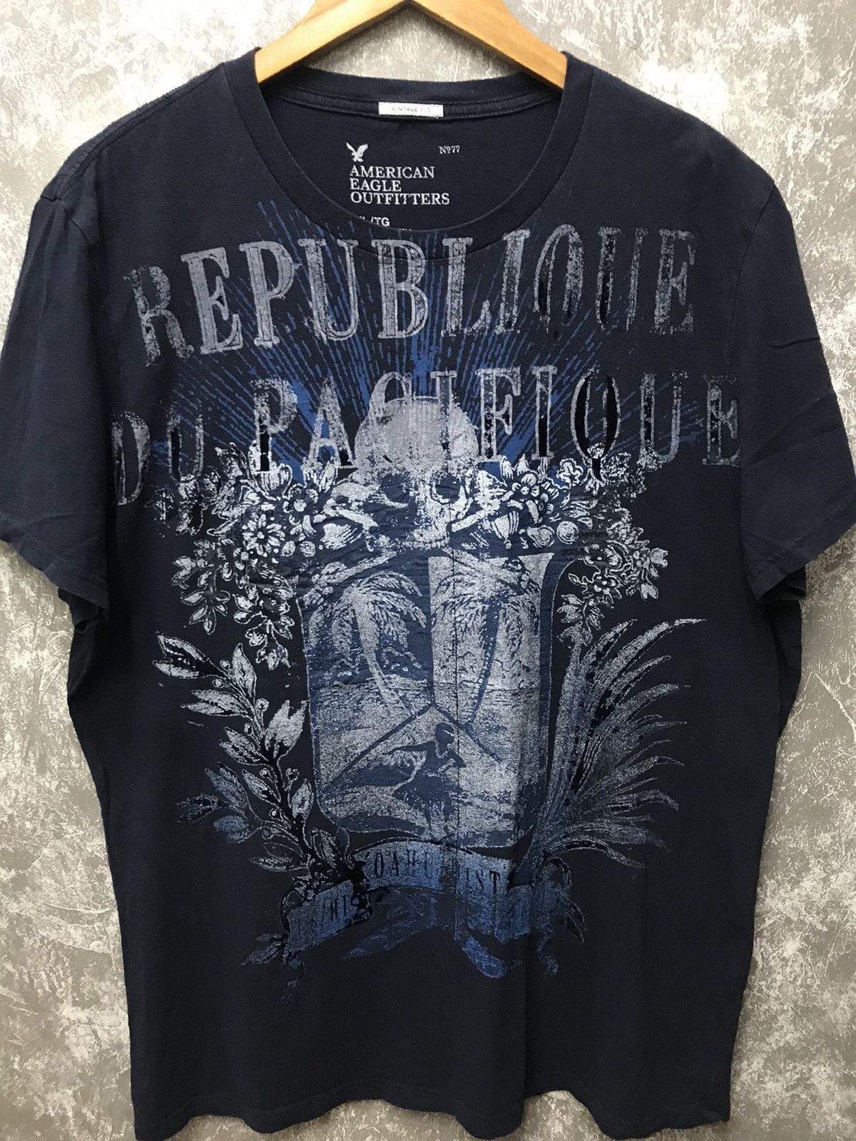 Affliction × American Eagle Outfitters × Southpole American Eagle Affliction Skull Y2K Graphic Tee Size US XL / EU 56 / 4 - 1 Thumbnail