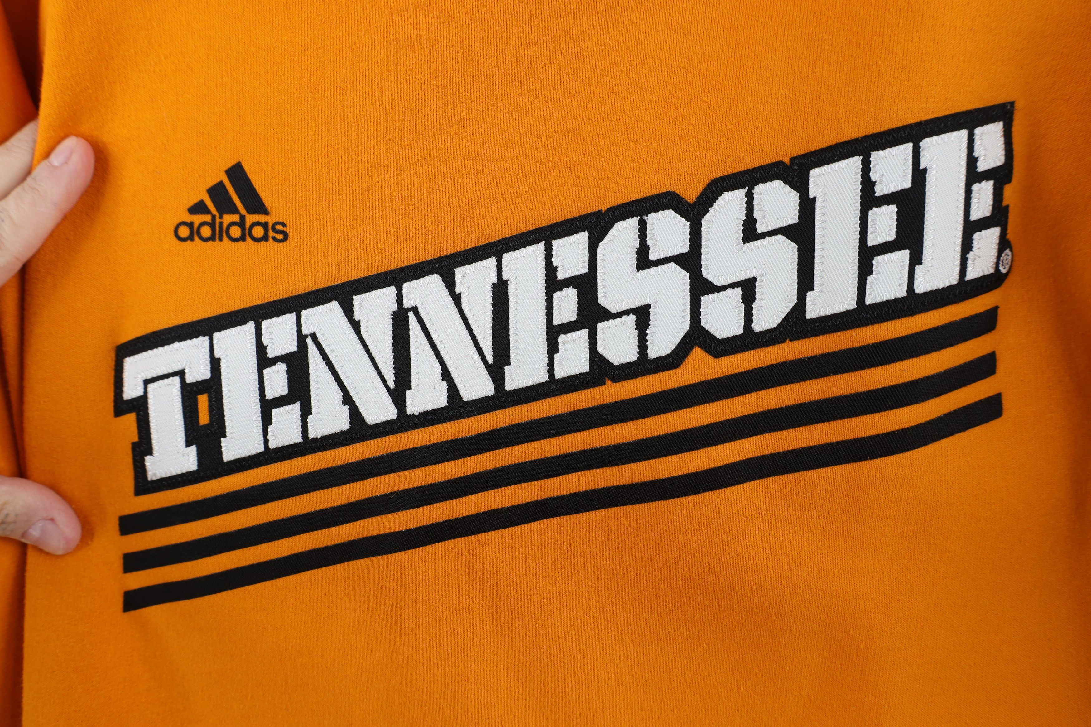 Adidas Vintage Y2K Adidas University of Tennessee Hoodie Orange Size US S / EU 44-46 / 1 - 4 Thumbnail