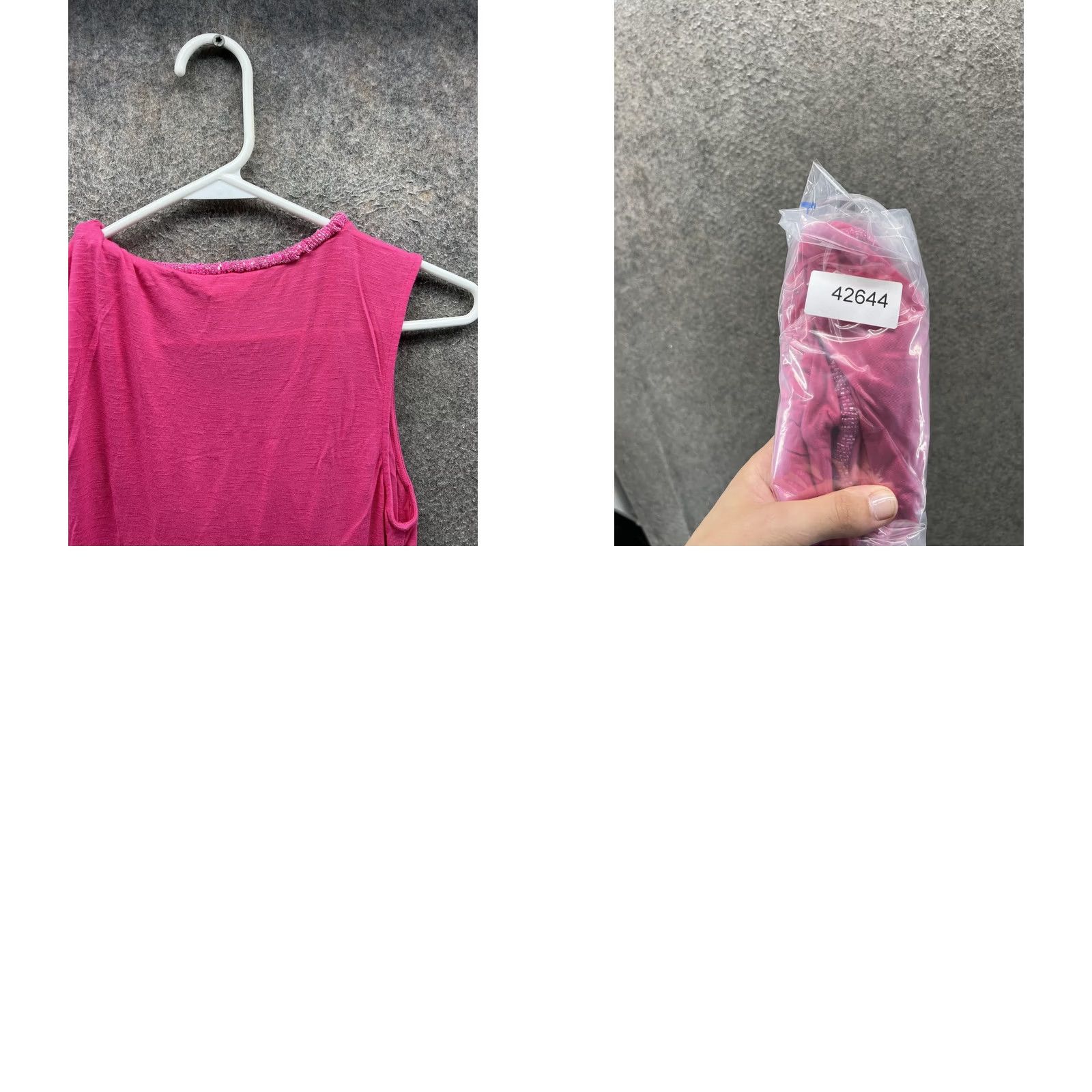 Lilly Pulitzer Lilly Pulitzer Tank Top Womens Small Pink Beaded Scoop Neck Sleeveless Jersey Size S / US 4 / IT 40 - 8 Thumbnail