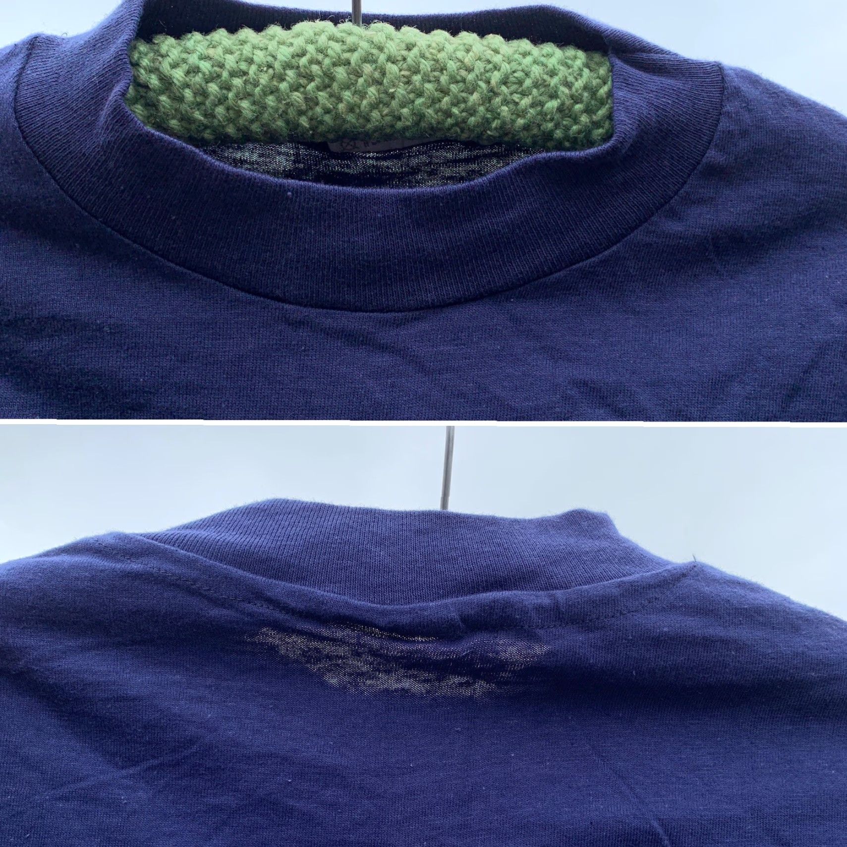 Hanes VINTAGE Hanes Maverick INTERNATIONAL MPD DSD We Bring AMPEX Together Tee Shirt M Blue Mens 1980s Graphic Tee Size ONE SIZE - 3 Thumbnail