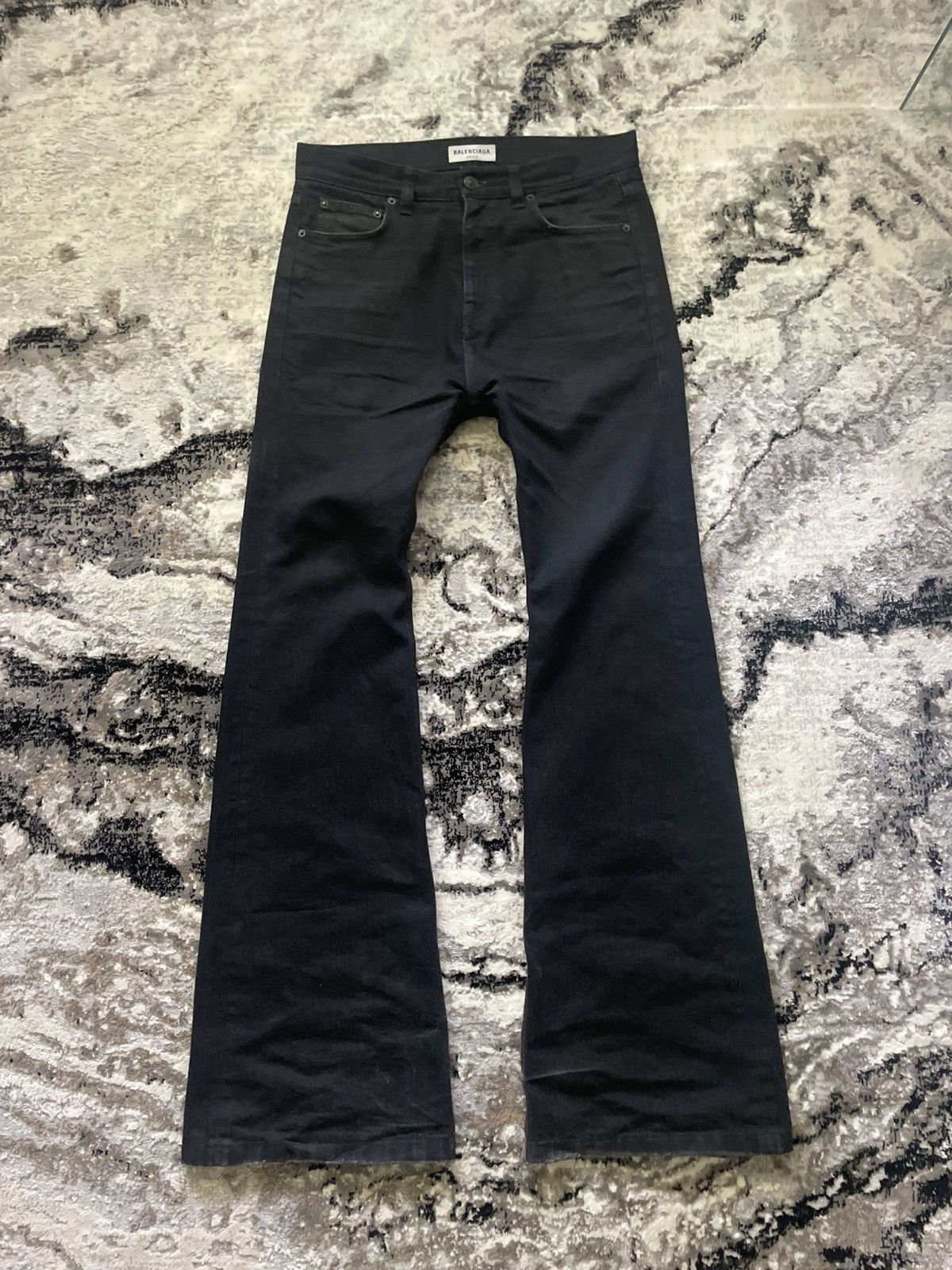 Balenciaga Balenciaga FW22 Lost Tape Black Denim Size US 30 / EU 46 - 1 Thumbnail