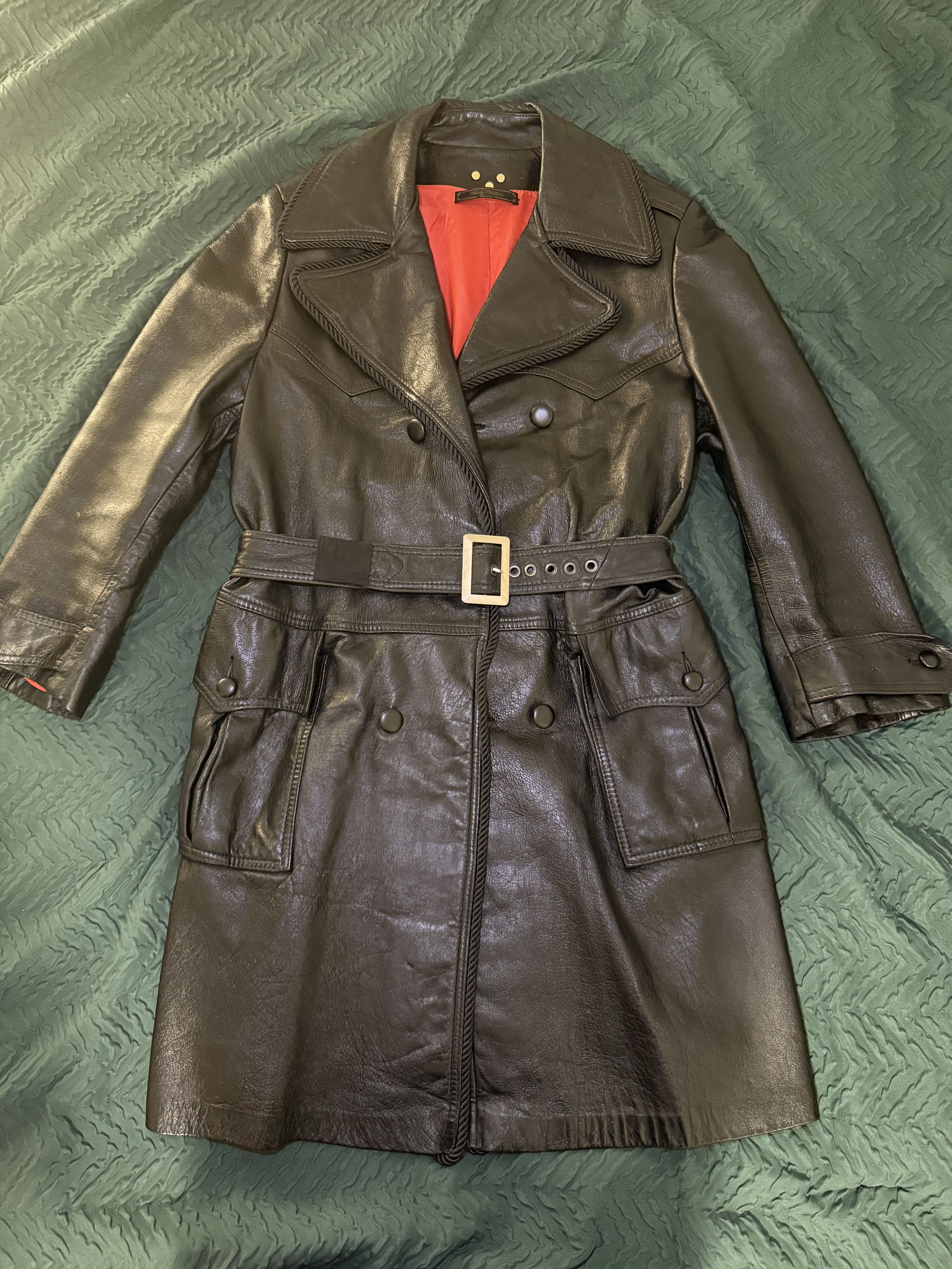 Kody Phillips Leather Trench Coat Size US M / EU 48-50 / 2 - 11 Thumbnail