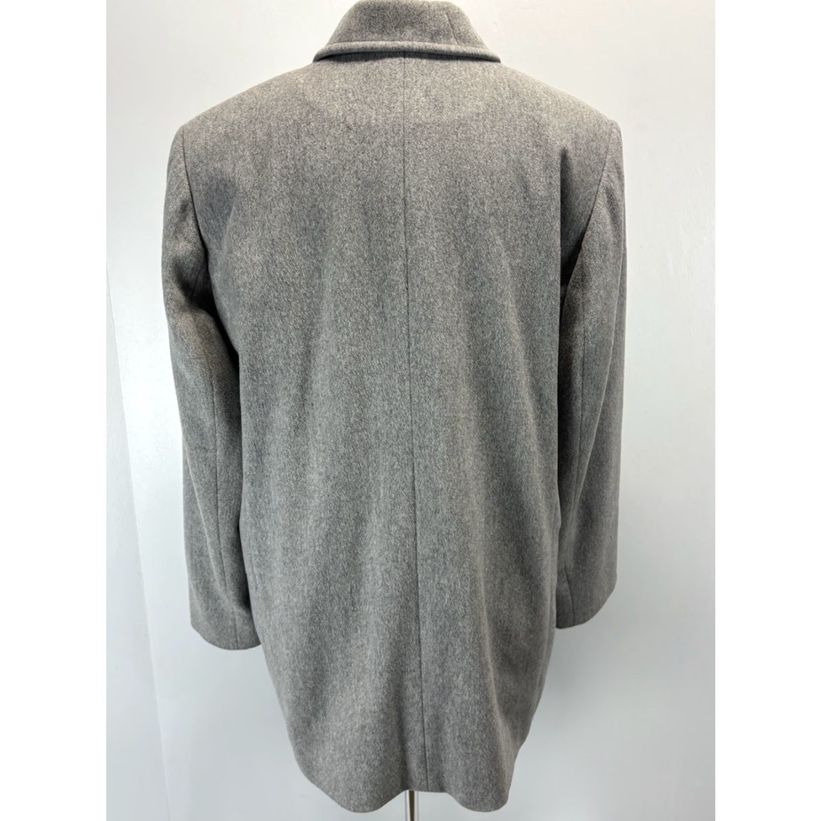 Vintage VINTAGE L.L. Bean Wool Pea Coat Plus Size 18 Women's Gray Lined Cashmere Business Casual Size XXL / US 16-18 / IT 52-54 - 3 Thumbnail