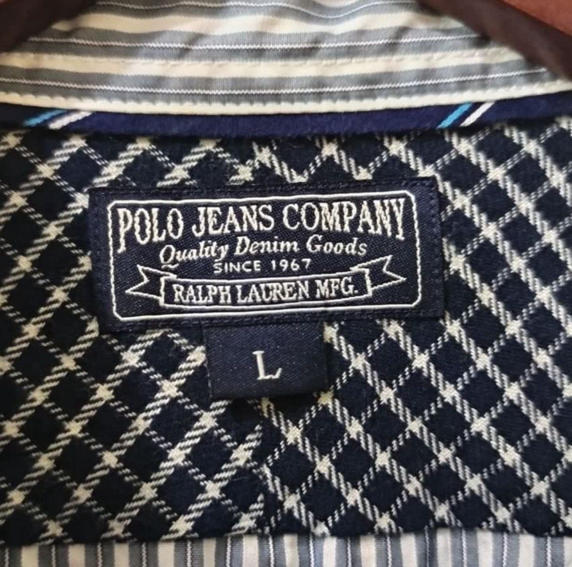 Polo Ralph Lauren Ralph Lauren Jeans Hickory Shirt Size US L / EU 52-54 / 3 - 2 Thumbnail