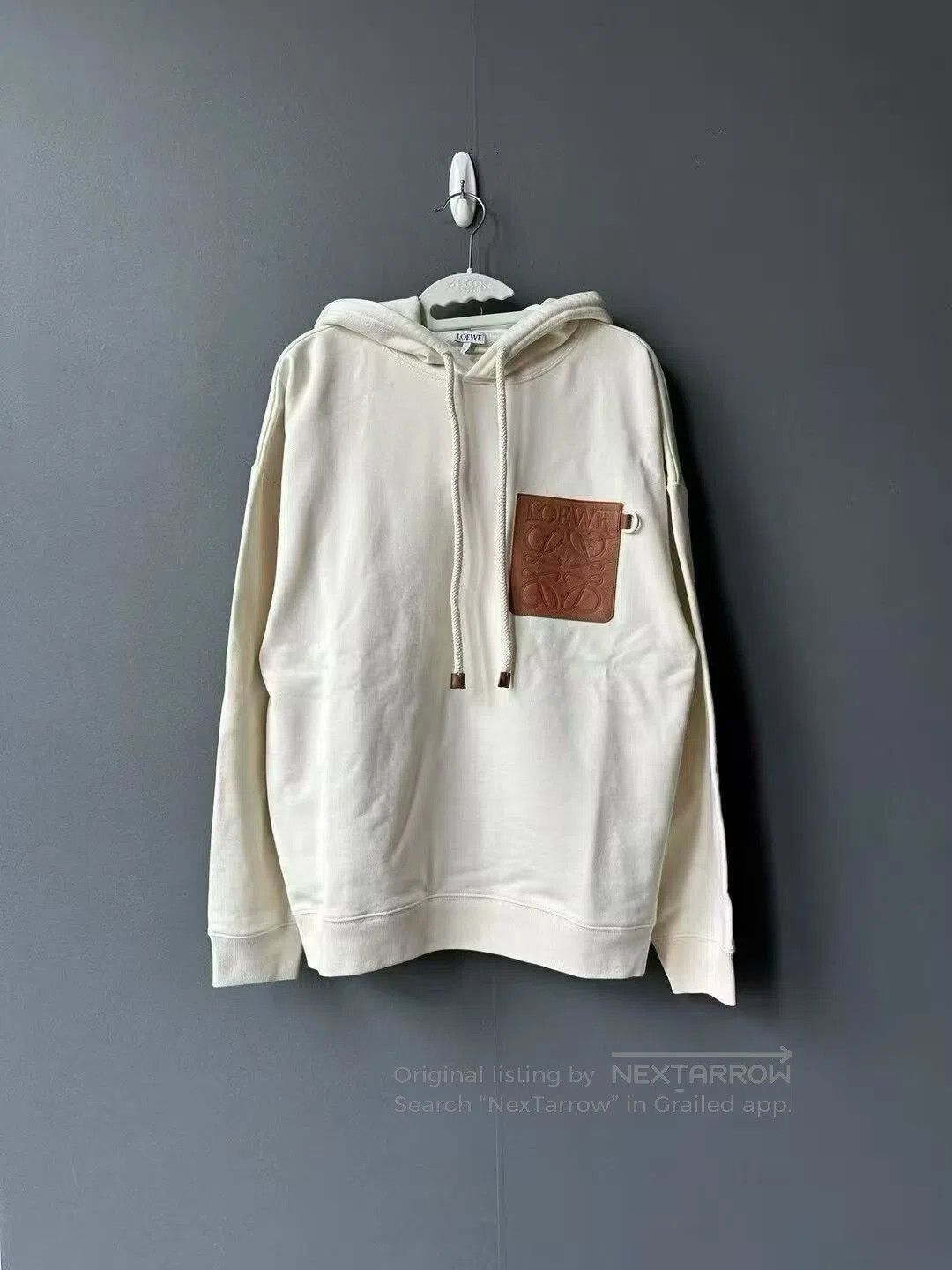 Loewe Loewe Leather Patch Hoodie. Size US S / EU 44-46 / 1 - 1 Thumbnail