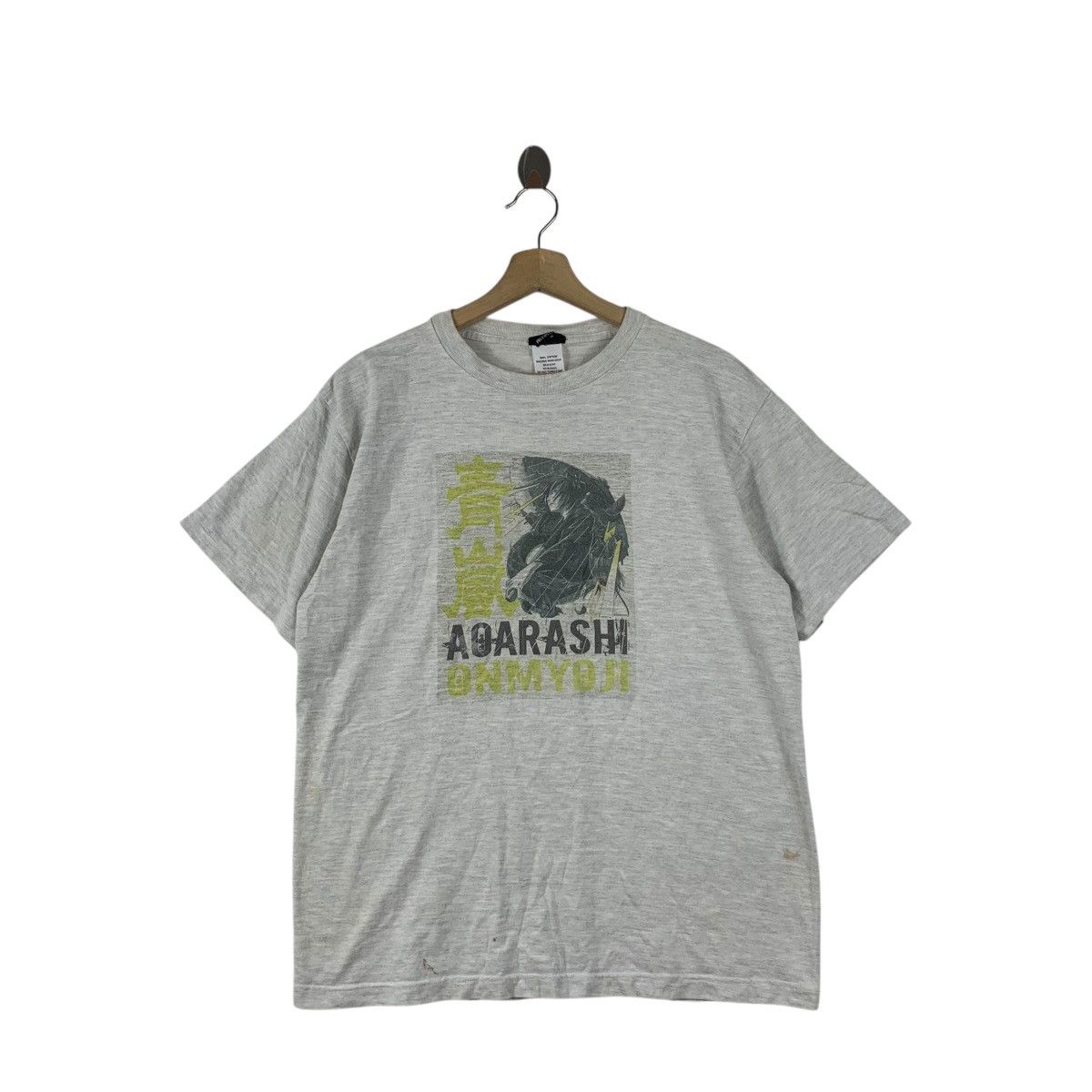 Vintage ONMYOJI RPG GAME Aoarashi Character Mobile Console Tee Size US L / EU 52-54 / 3 - 1 Thumbnail