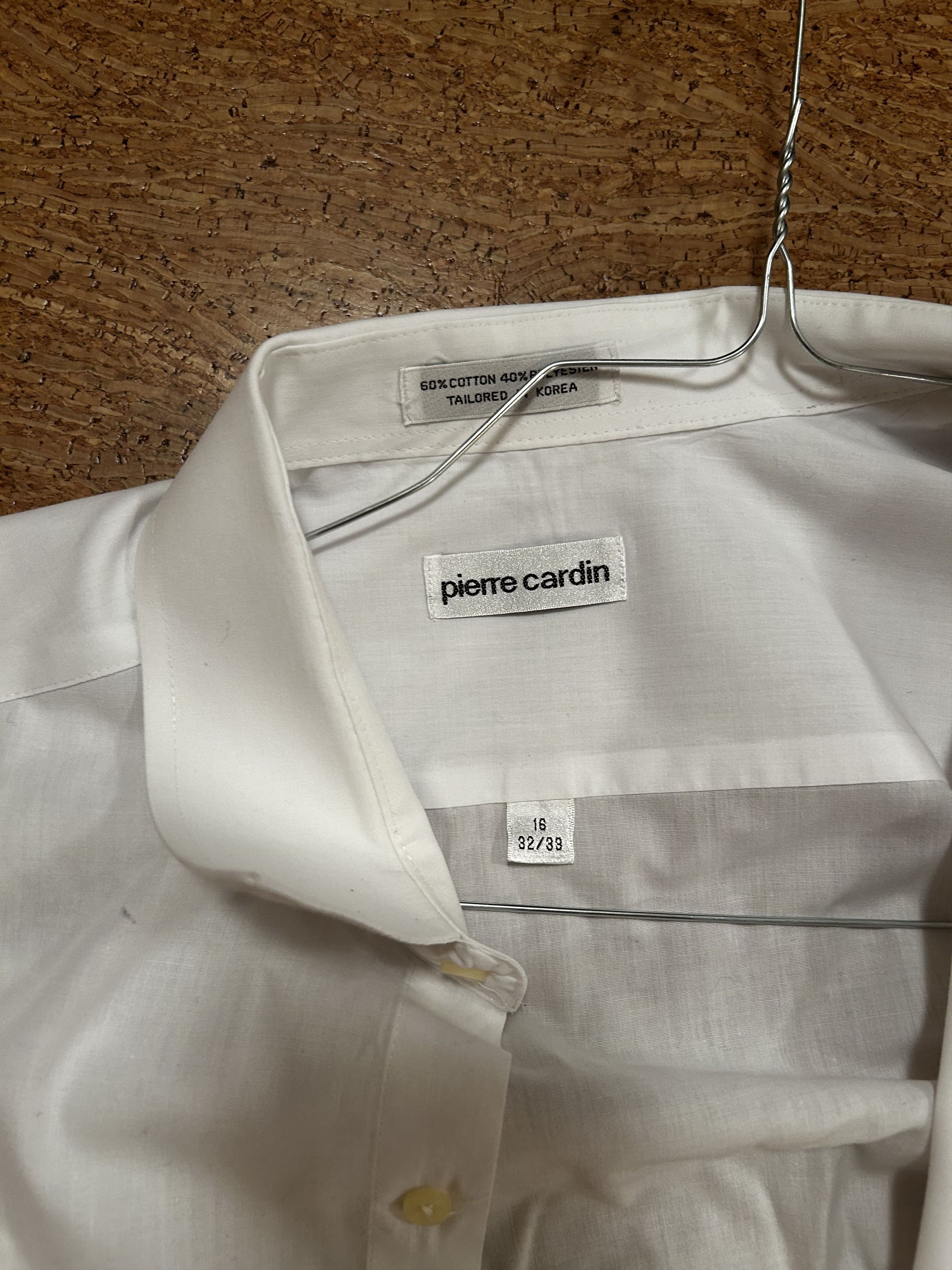 Pierre Cardin White Vintage Shirt Size US L / EU 52-54 / 3 - 2 Thumbnail