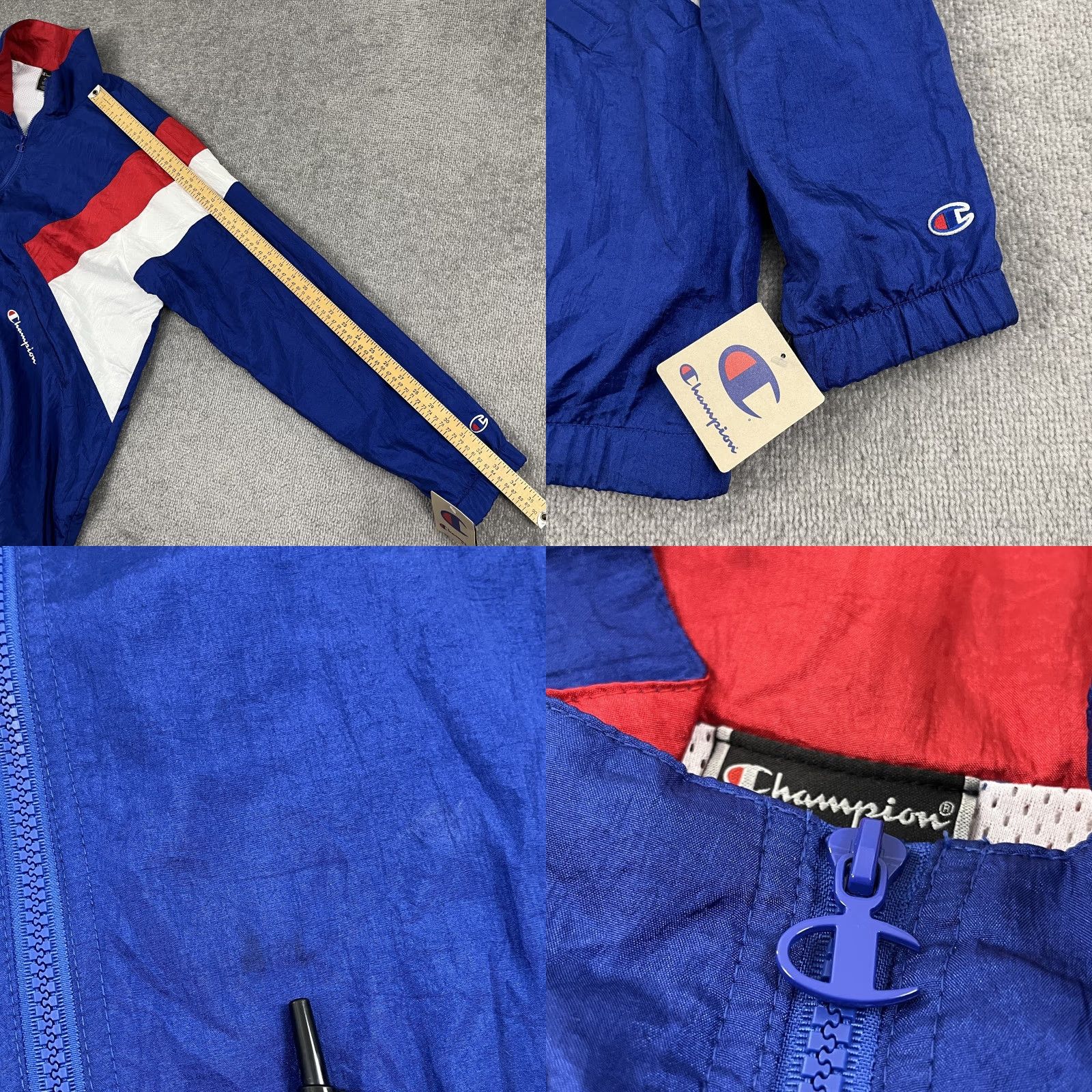 Champion VINTAGE Champion Track Jacket Mens 2XL Black Jacket Regular Fit Sports Outdoor Men 2XL Mens Size US XXL / EU 58 / 5 - 8 Thumbnail
