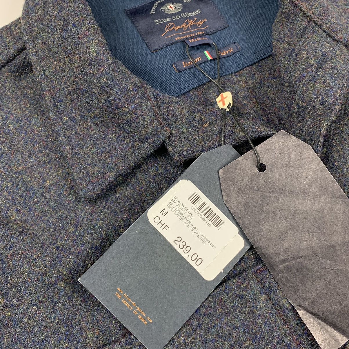 Other Blue De Genes Wool Blend Overshirt M Size US M / EU 48-50 / 2 - 4 Thumbnail