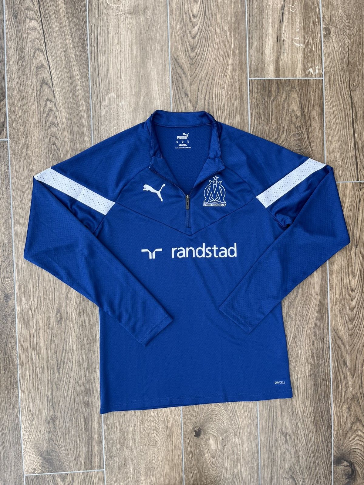 Puma Nike Olympique Marseille Tracksuit | Dunkelblau | Größe M Size US M / EU 48-50 / 2 - 2 Thumbnail