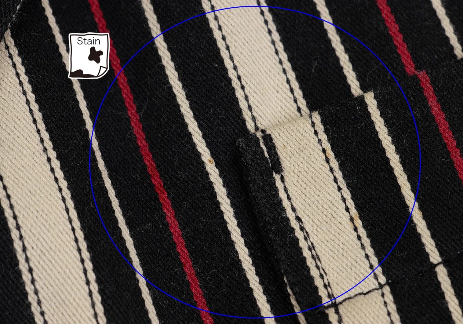 Issey Miyake Striped 3B Cotton Jacket in Black, Beige, and Red Size US XL / EU 56 / 4 - 3 Thumbnail