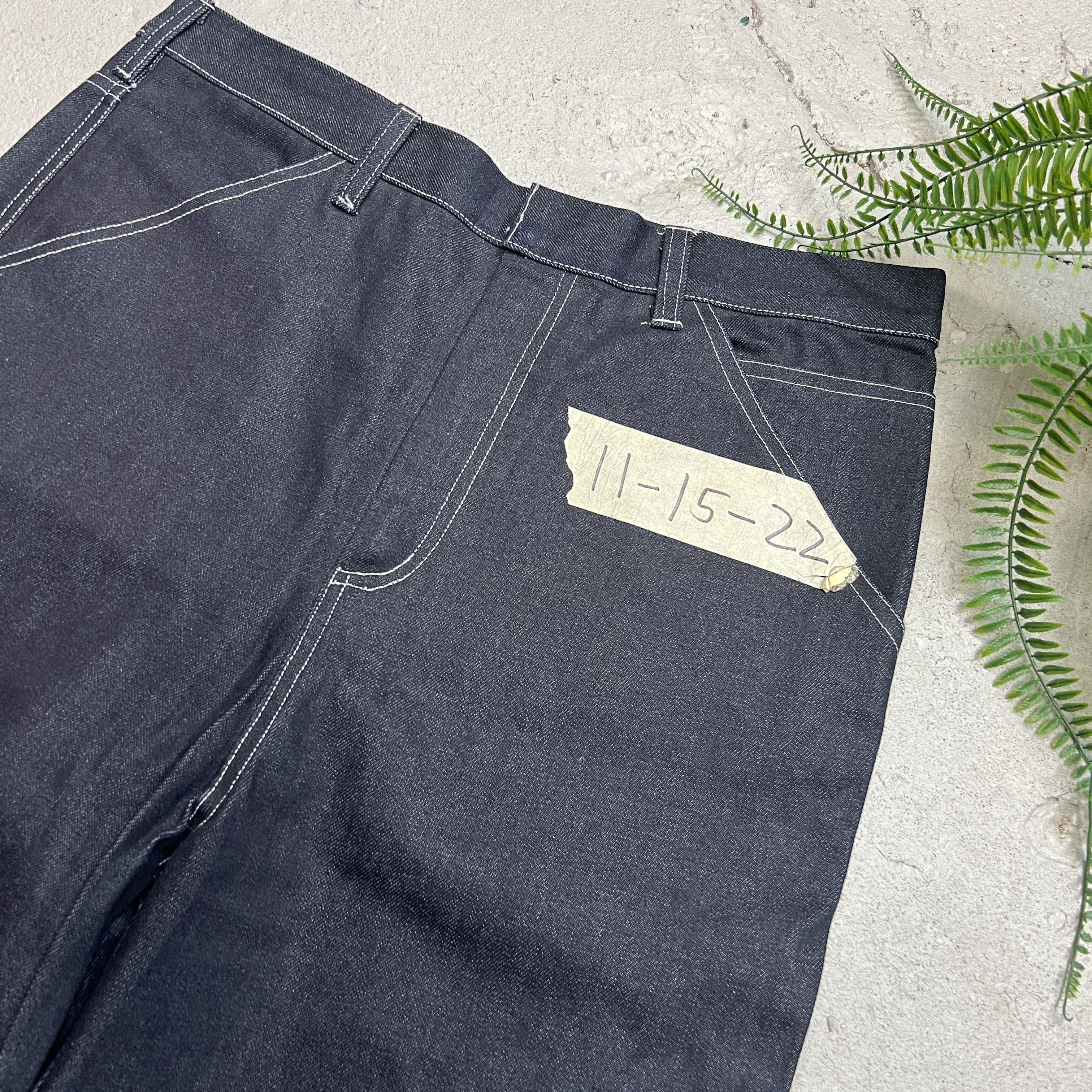 Yeezy Yeezy Kanye West Szn X Raw Denim Jean Sample 1/1 Size US 33 - 3 Thumbnail