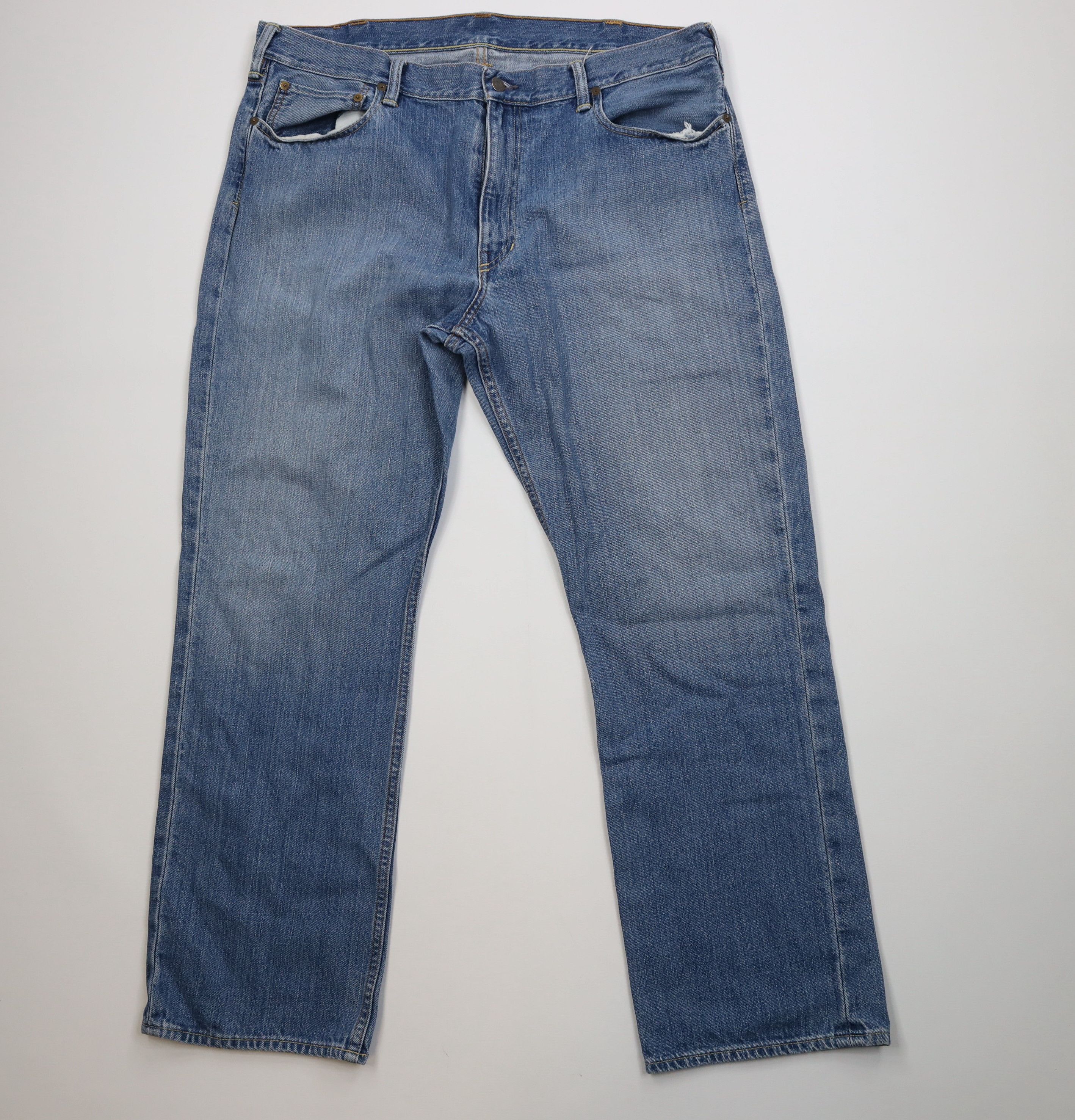 Ralph Lauren Vintage 90s Y2K Ralph Lauren Classic Wide Leg Denim Jeans Size US 40 / EU 56 - 1 Thumbnail