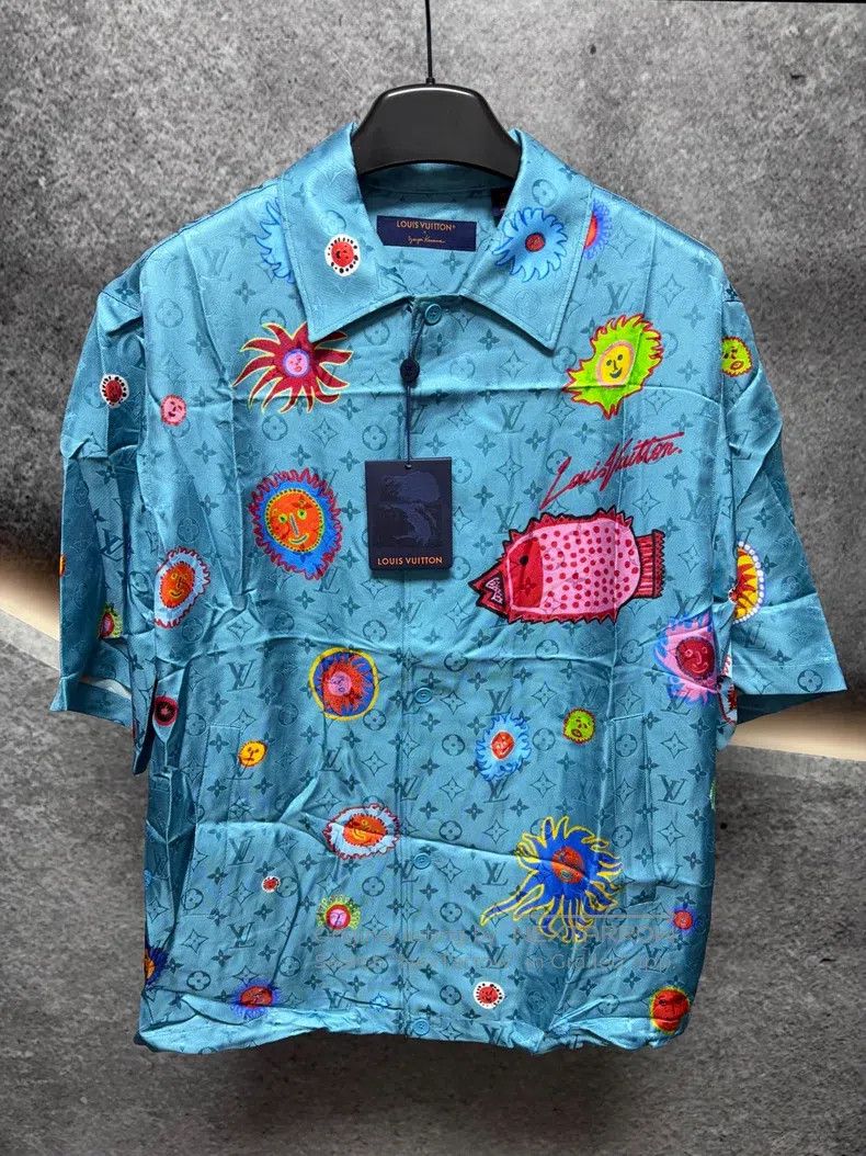 Louis Vuitton Louis Vuitton Yayoi Kusama Co-branded Short Sleeve Shirt Size US XL / EU 56 / 4 - 1 Thumbnail
