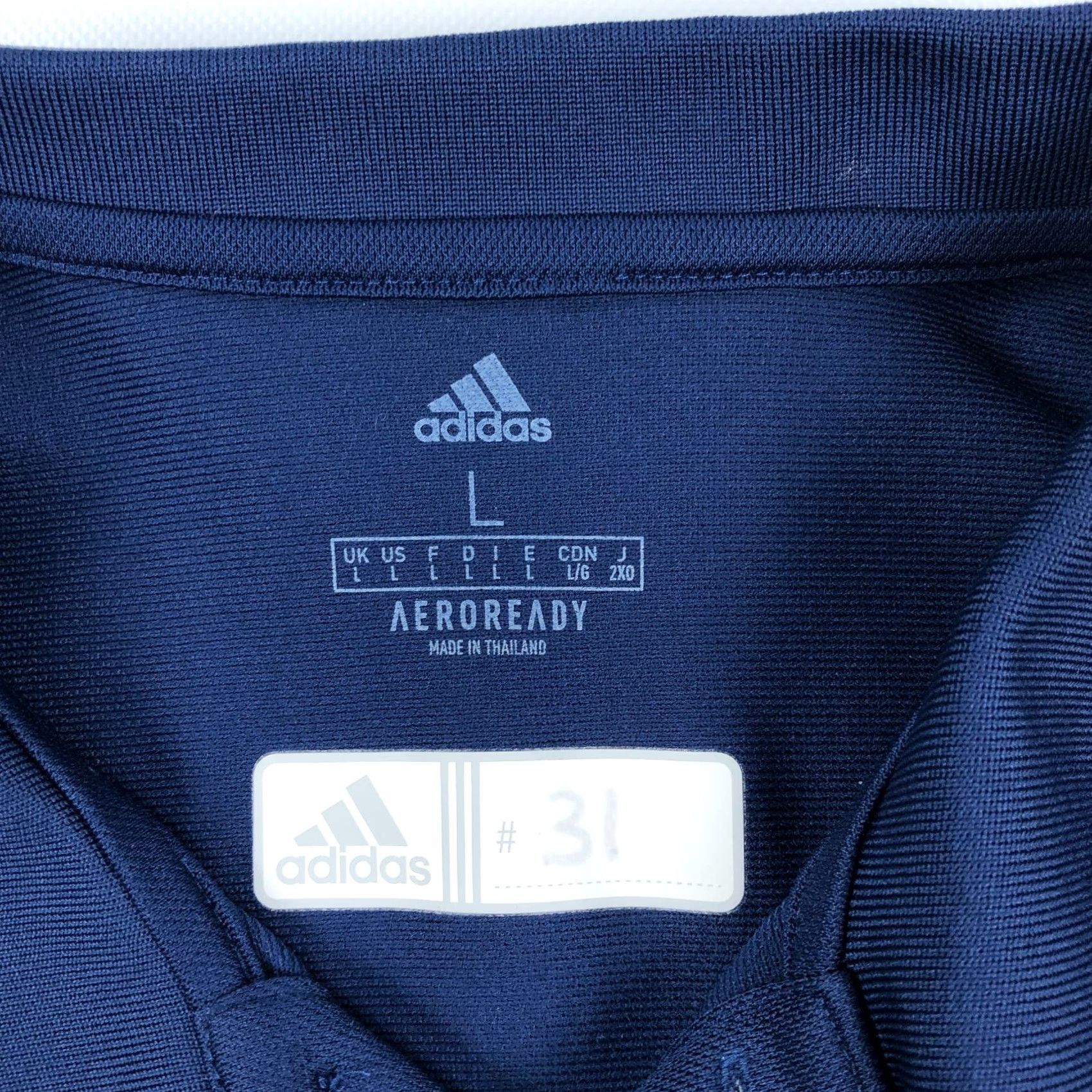 Adidas adidas Polo Shirt Men L Blue Aeroready Baseball Golf Short Sleeve Embroidered Logo Size US L / EU 52-54 / 3 - 7 Thumbnail