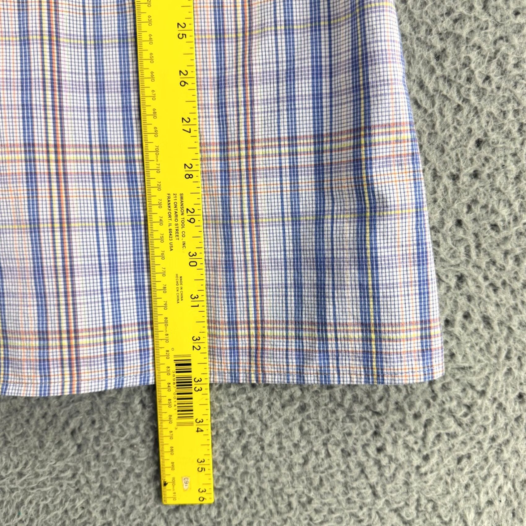 Vintage VINTAGE Tilt Plaid Mini Dress Women M Blue Empire Waist Criss Cross Straps Dress Size M / US 6-8 / IT 42-44 - 5 Thumbnail