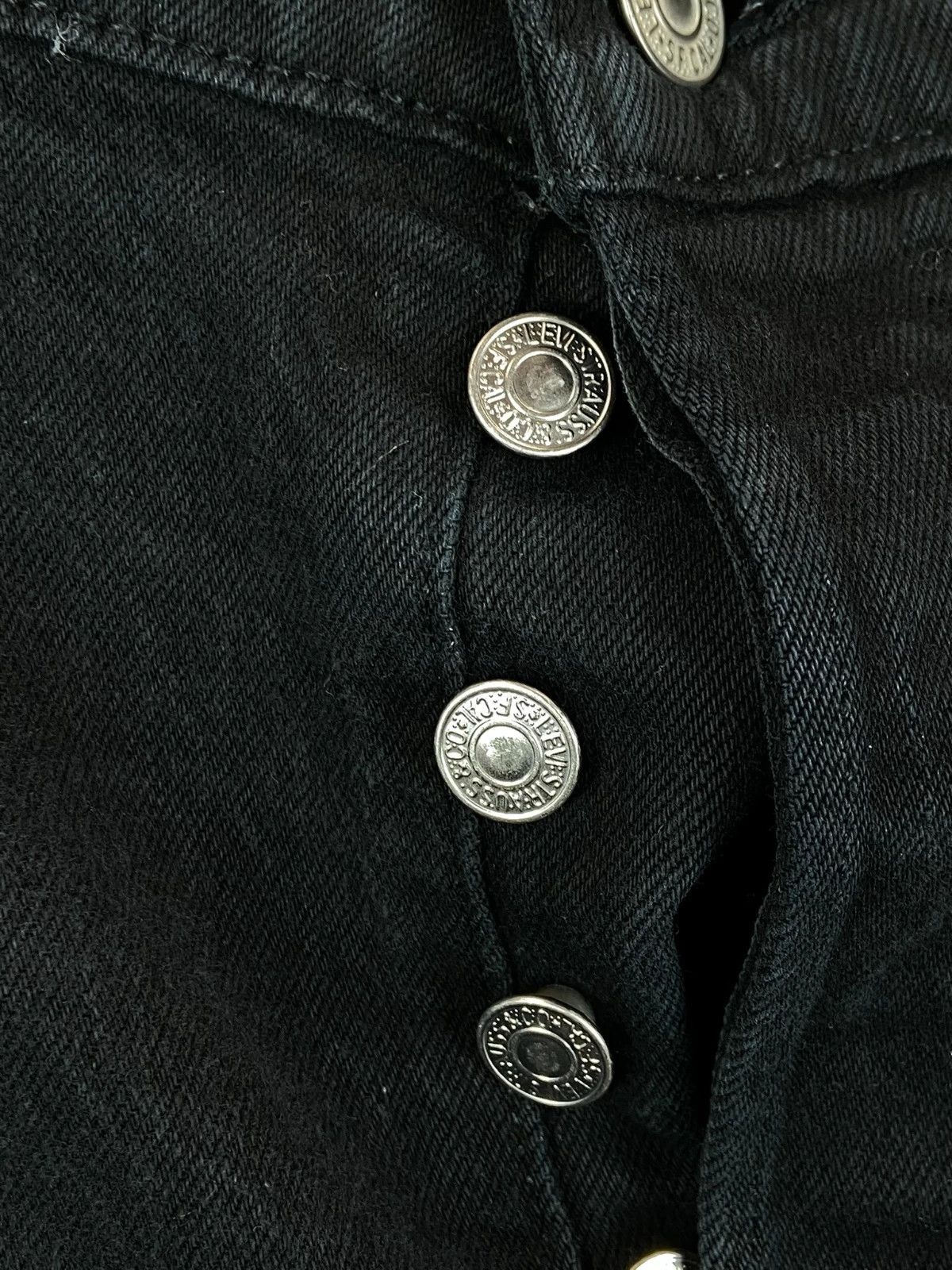 Levi's Levis Black Denim / Clean Straight Minimal (M) Size US 34 / EU 50 - 3 Thumbnail