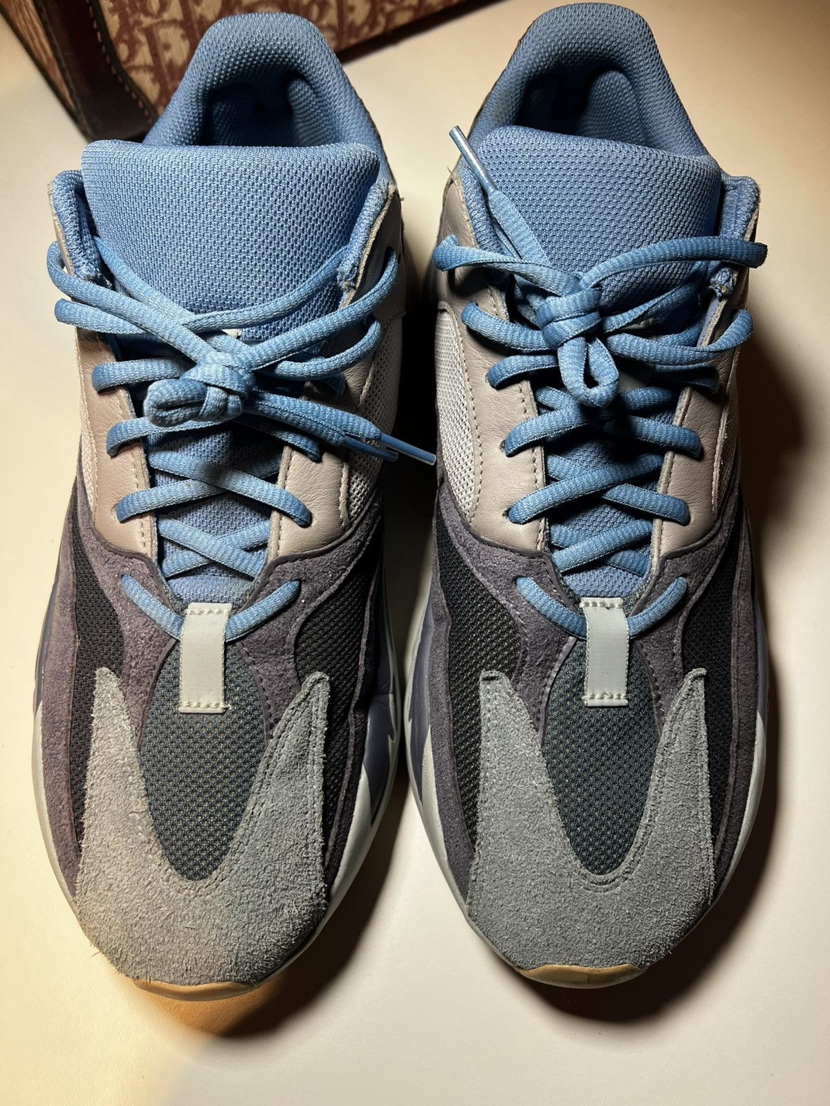 Adidas Yeezy 700 Carbon Blue Size US 11.5 / EU 44-45 - 3 Thumbnail