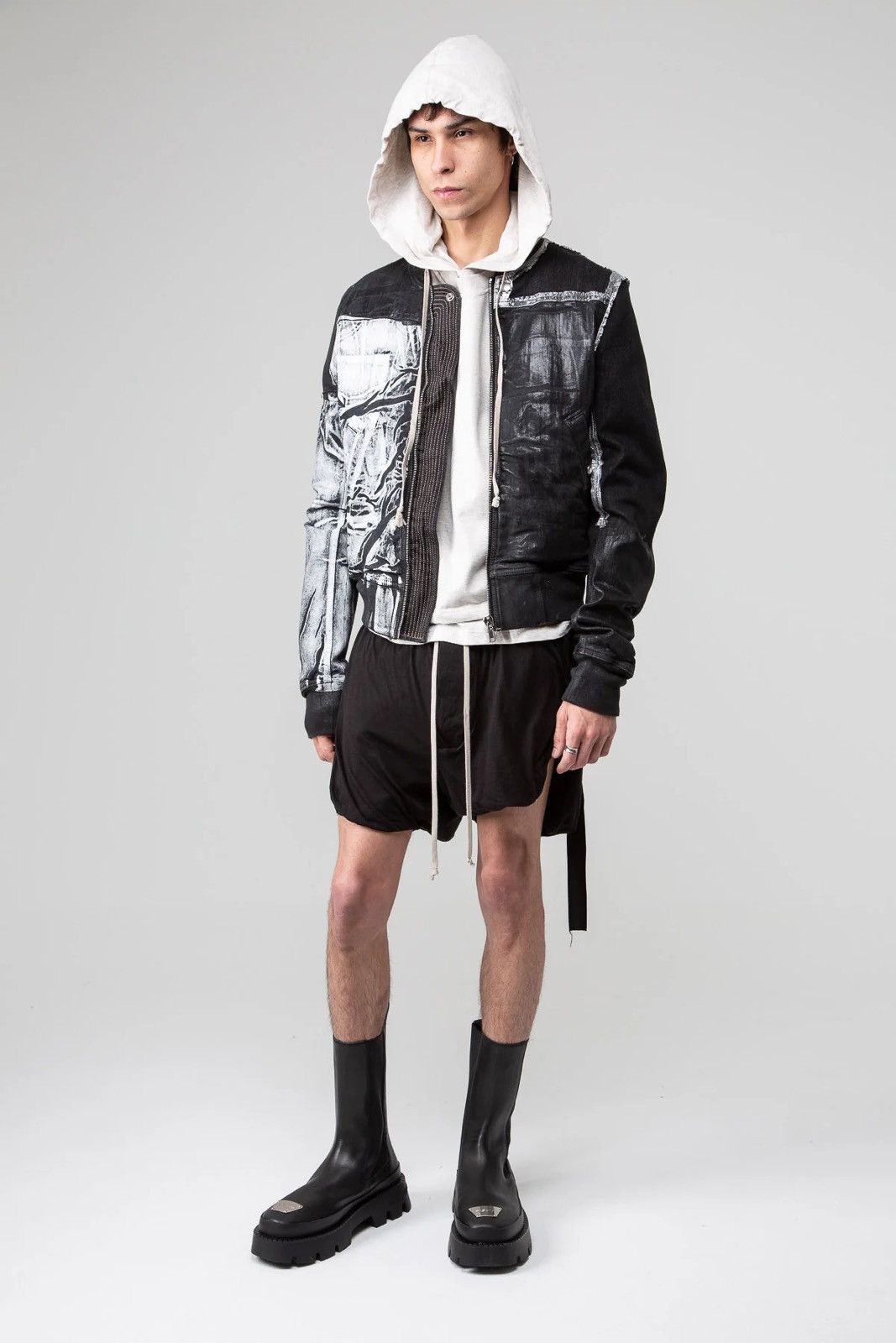Rick Owens Phleg Doubled Layer Boxer Shorts Size US 30 / EU 46 - 4 Thumbnail