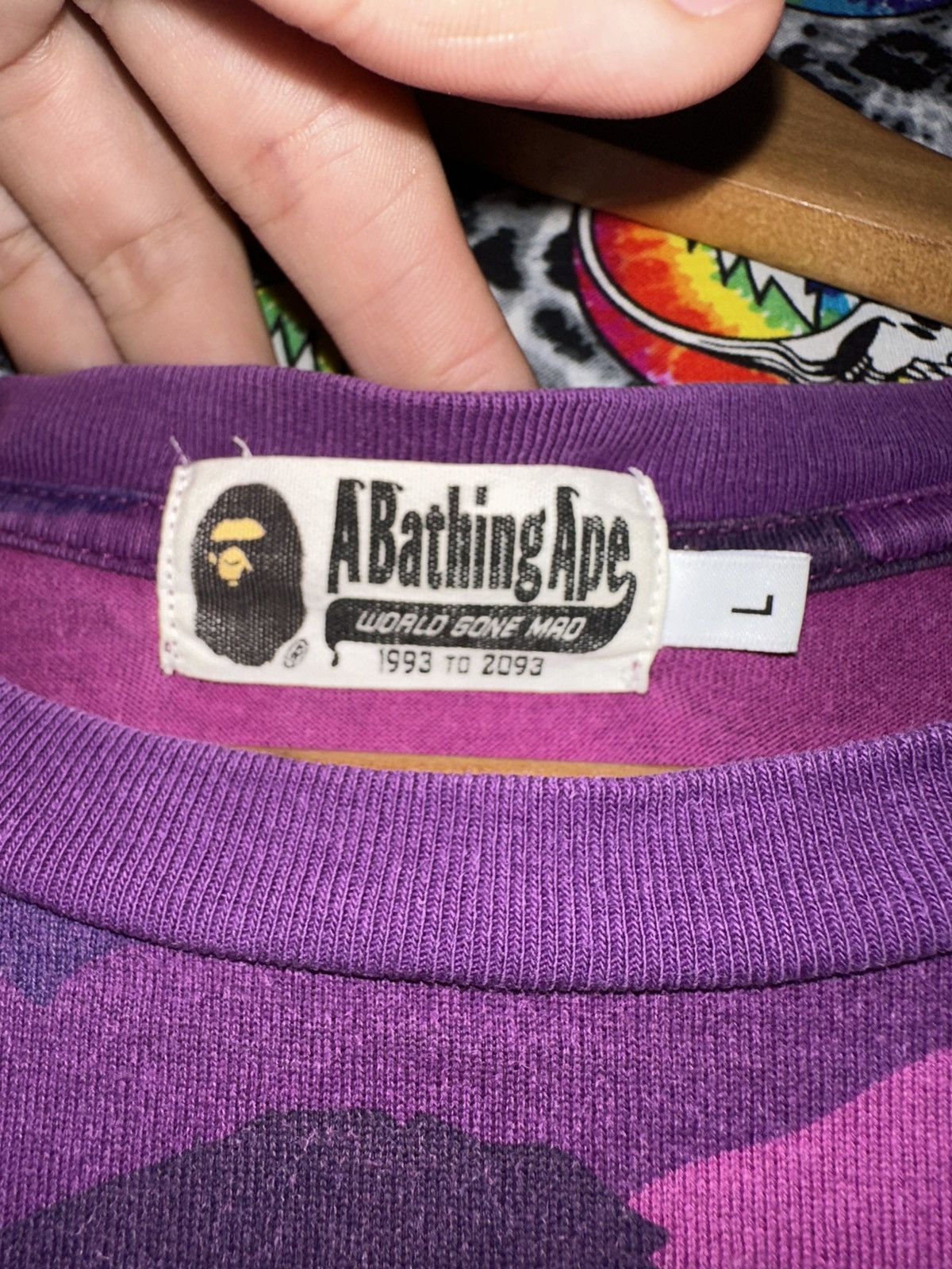Bape Color Camo Shark Tee Size US L / EU 52-54 / 3 - 4 Thumbnail