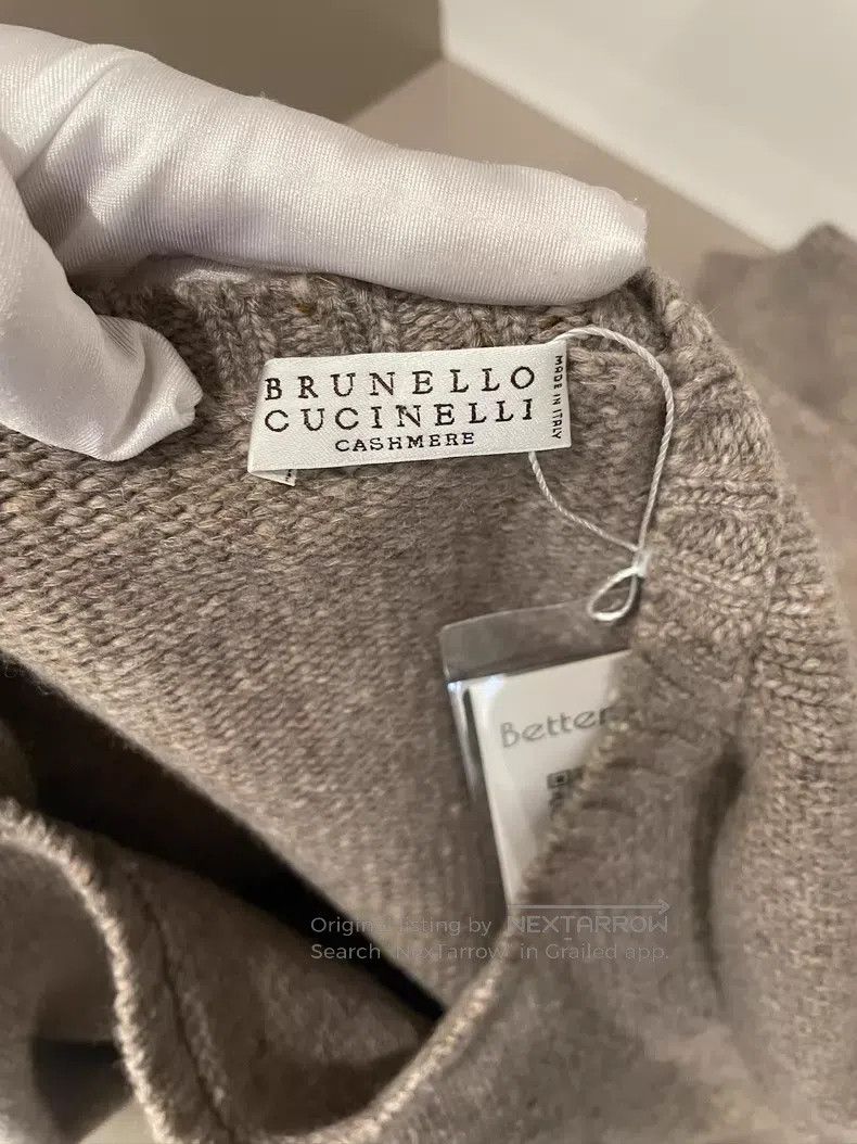 Brunello Cucinelli Brunello Cucinelli Caramel Cashmere Sweater Size S / US 4 / IT 40 - 3 Thumbnail