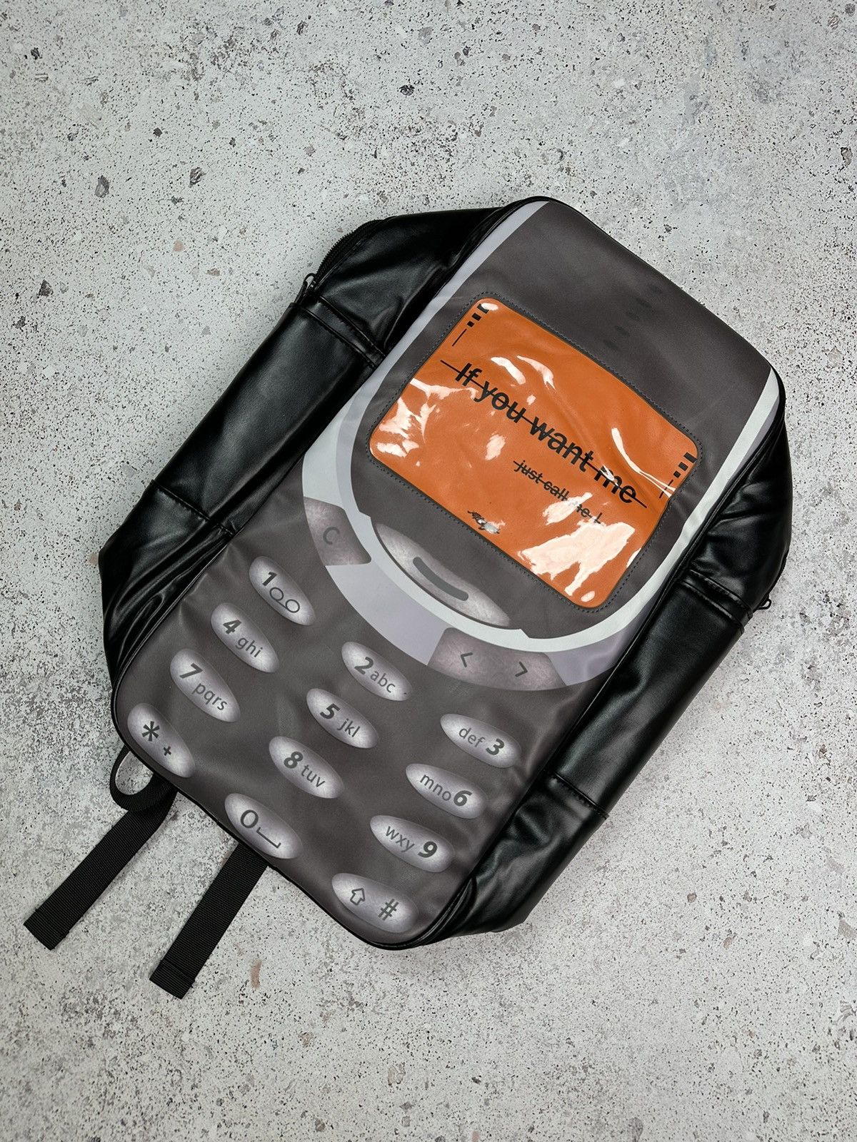 If Six Was Nine Mobile Phone Backpack bag “If you want me just call me” Size ONE SIZE - 13 Thumbnail