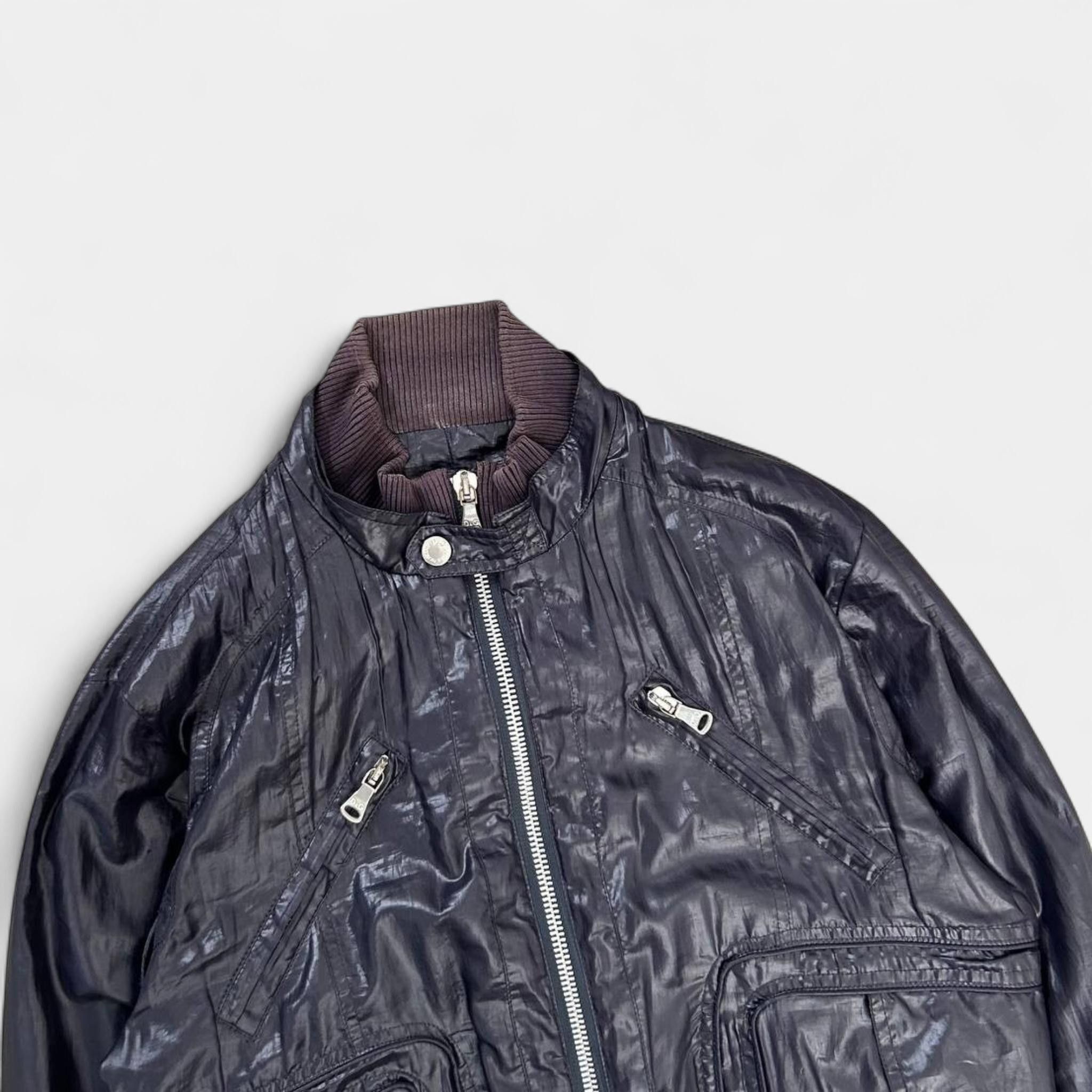 Dolce & Gabbana Dolce & Gabbana Nylon Purple Bomber Jacket Size US L / EU 52-54 / 3 - 2 Thumbnail