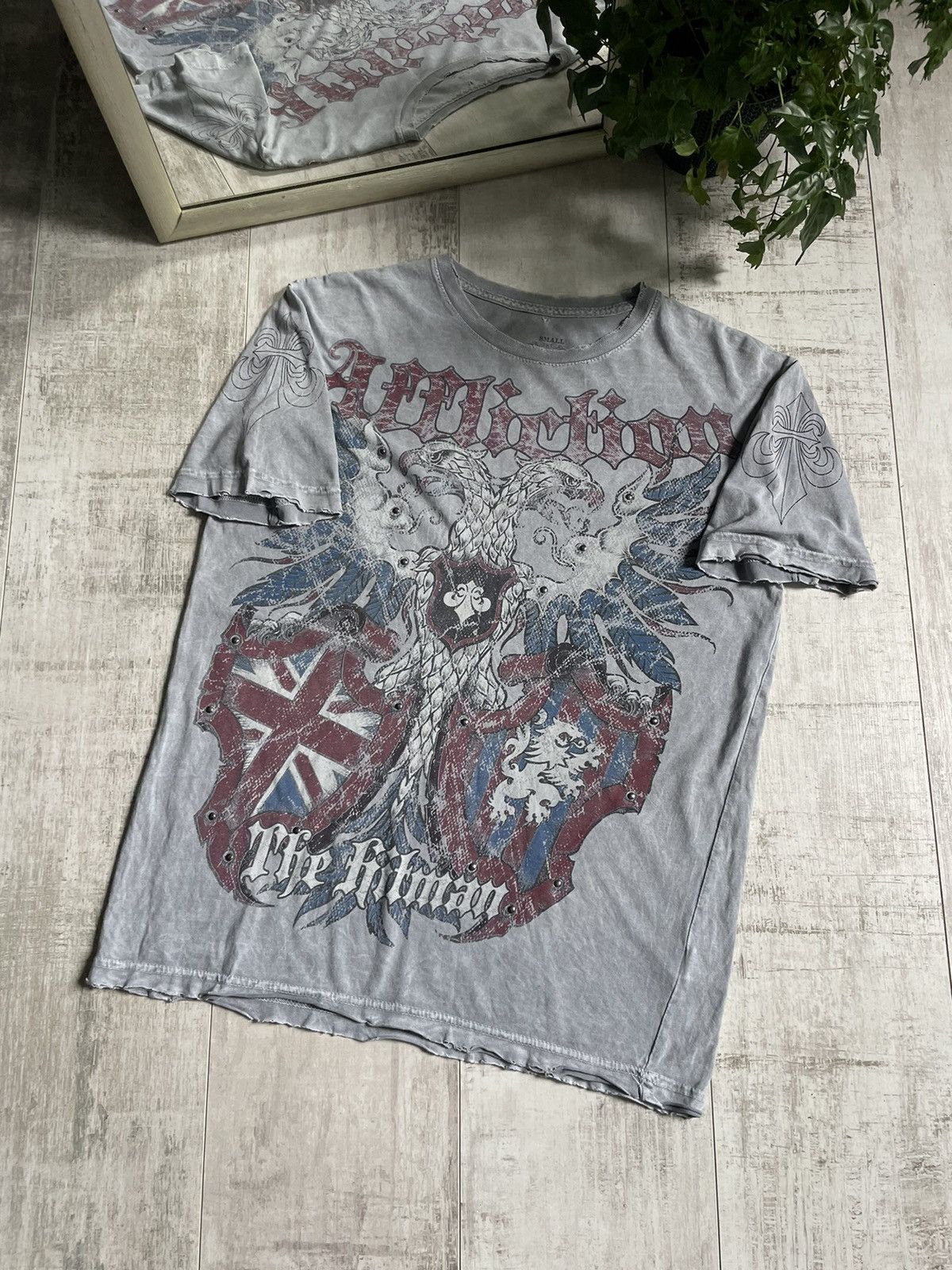 Vintage Affliction Ricky Hatton Tee Signature Series RARE