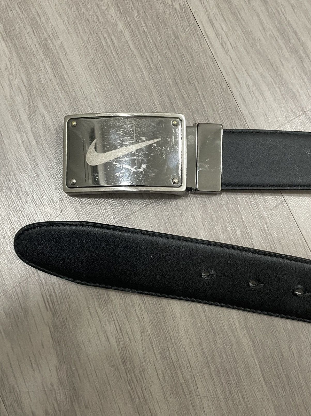 Nike Nike Golf Black Leather Belt Size 36 Size 36 - 1 Thumbnail