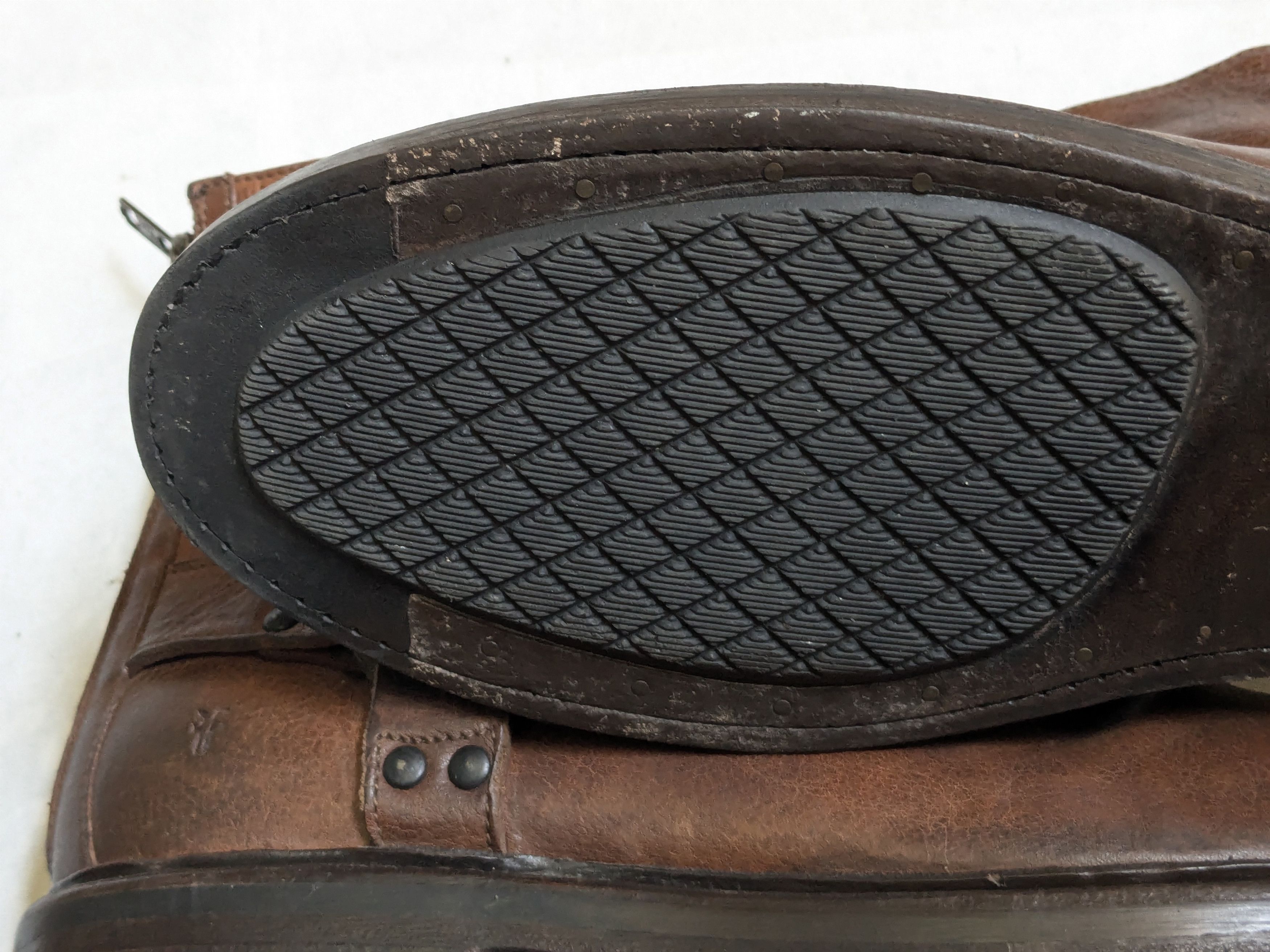 Frye Frye Harness Brown Leather 9 D Leather Buckle Punk Size US 9.5 / EU 42-43 - 20 Thumbnail