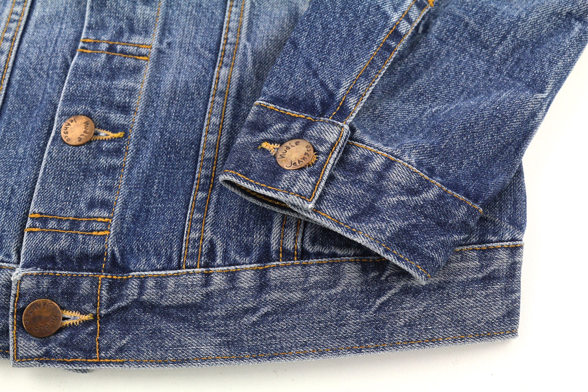 Nudie Jeans TERRY XS Washed Light Vintage Jacket 81049 Size US XS / EU 42 / 0 - 5 Thumbnail