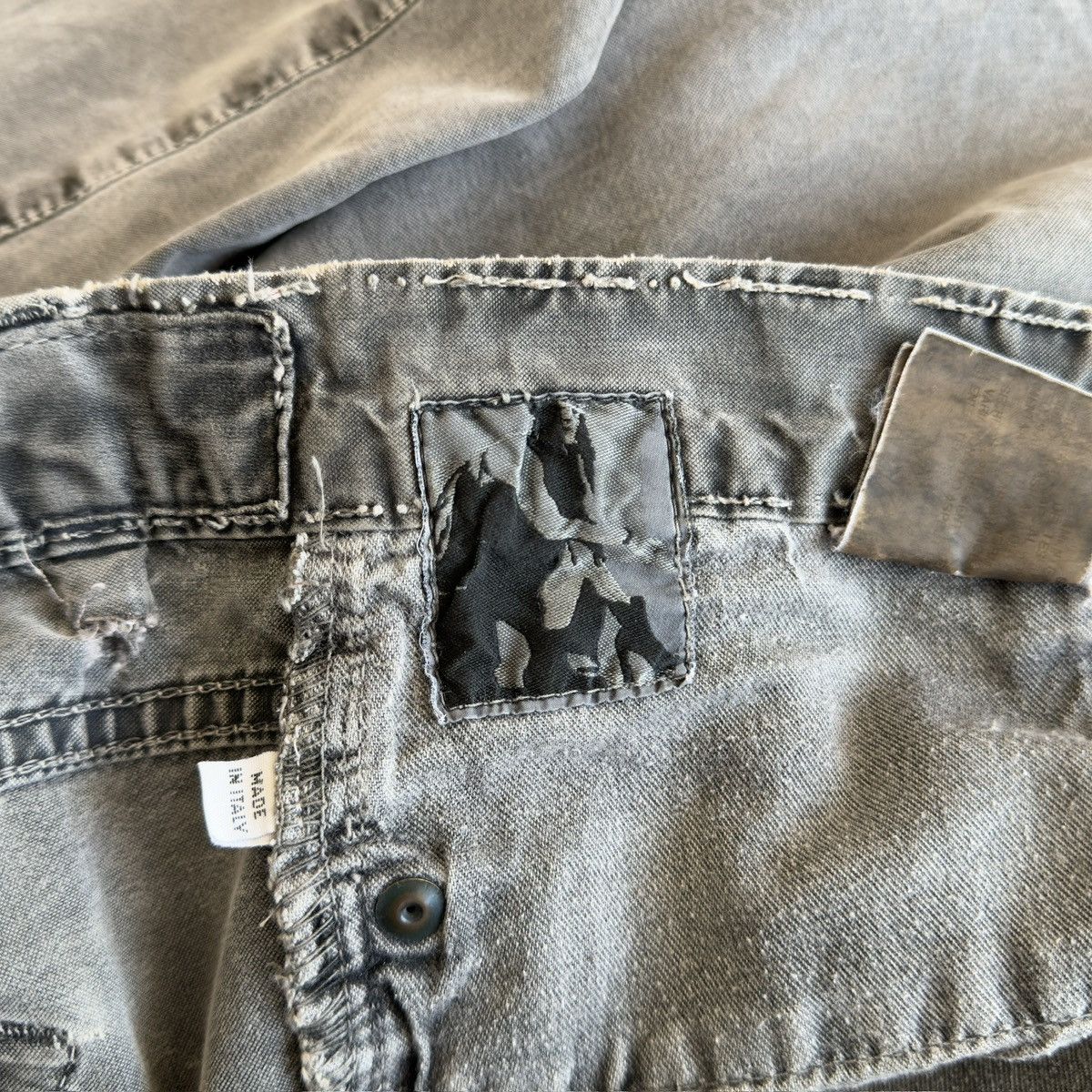 Rick Owens Drkshdw SS2006 "Tungsten" Dark Shadow Thin Denim Jeans Size US 28 / EU 44 - 9 Thumbnail