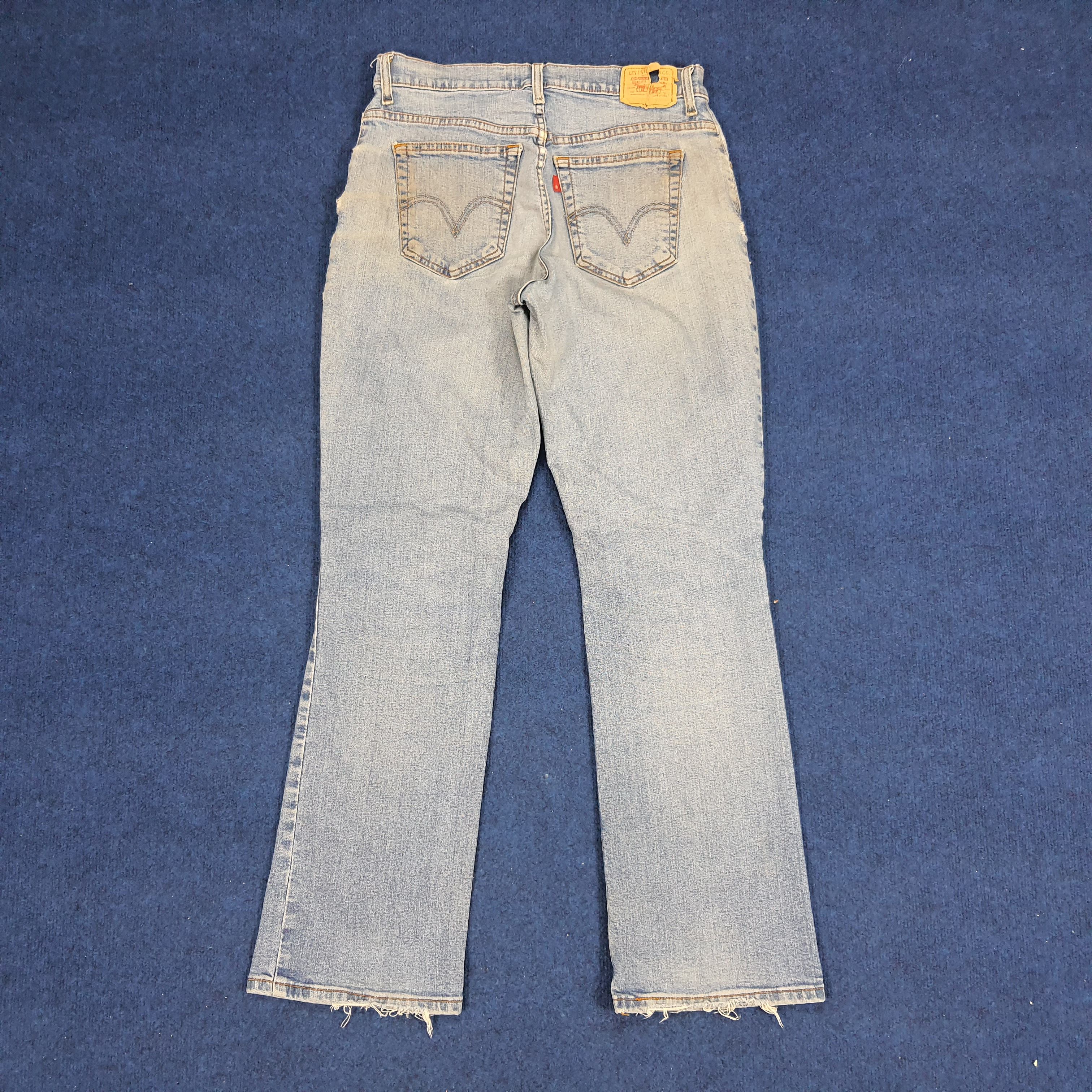 Levi's × Vintage Vintage Levi's 550 Relaxed Boot Cut Distressed Jeans Size US 30 / EU 46 - 1 Thumbnail