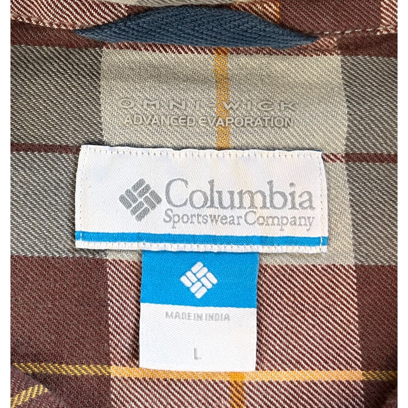 Vintage Columbia Plaid Flannel Shirt Omni-Wick Advanced Evaporation Sz L Men’s Button-Up Shirt Casual Outdoor] Size US L / EU 52-54 / 3 - 4 Thumbnail