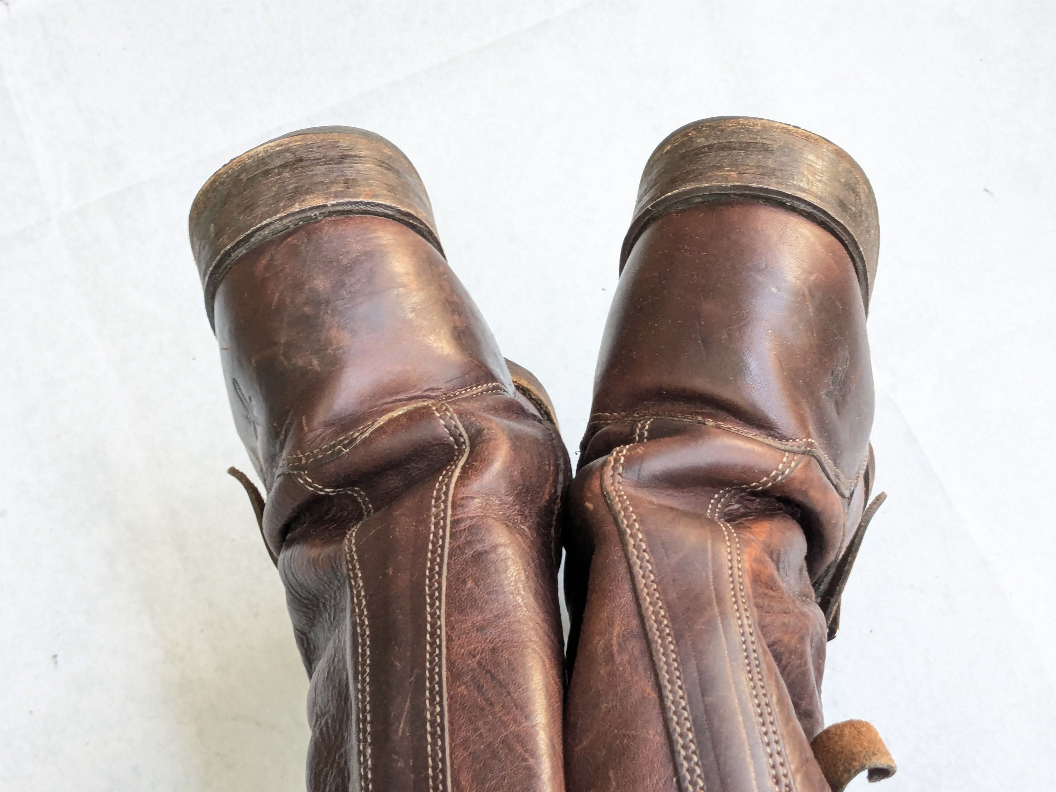 Frye Frye Engineer Boots Brown Leather 9 M Buckle Size US 9 / EU 42 - 14 Thumbnail