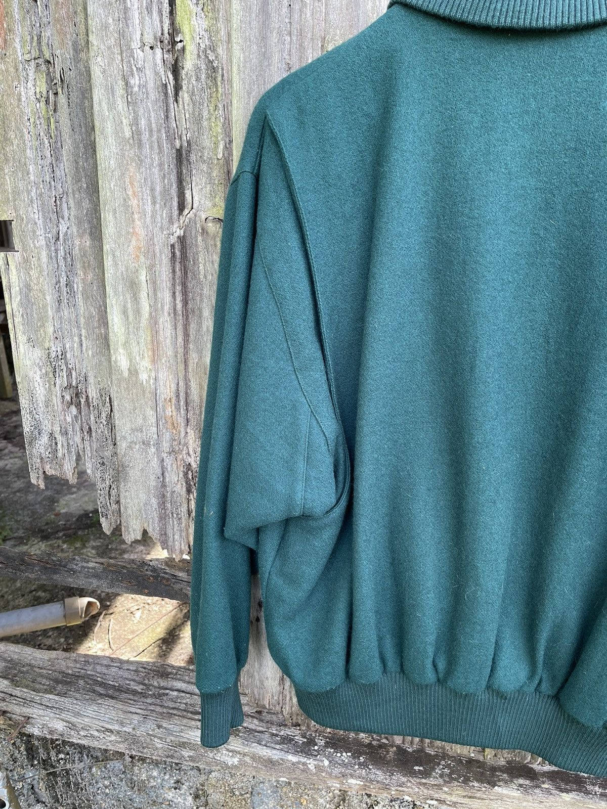 Lacoste Vintage Chemise Lacoste Wool Blend Snap Bomber Cardigan Size US M / EU 48-50 / 2 - 10 Thumbnail