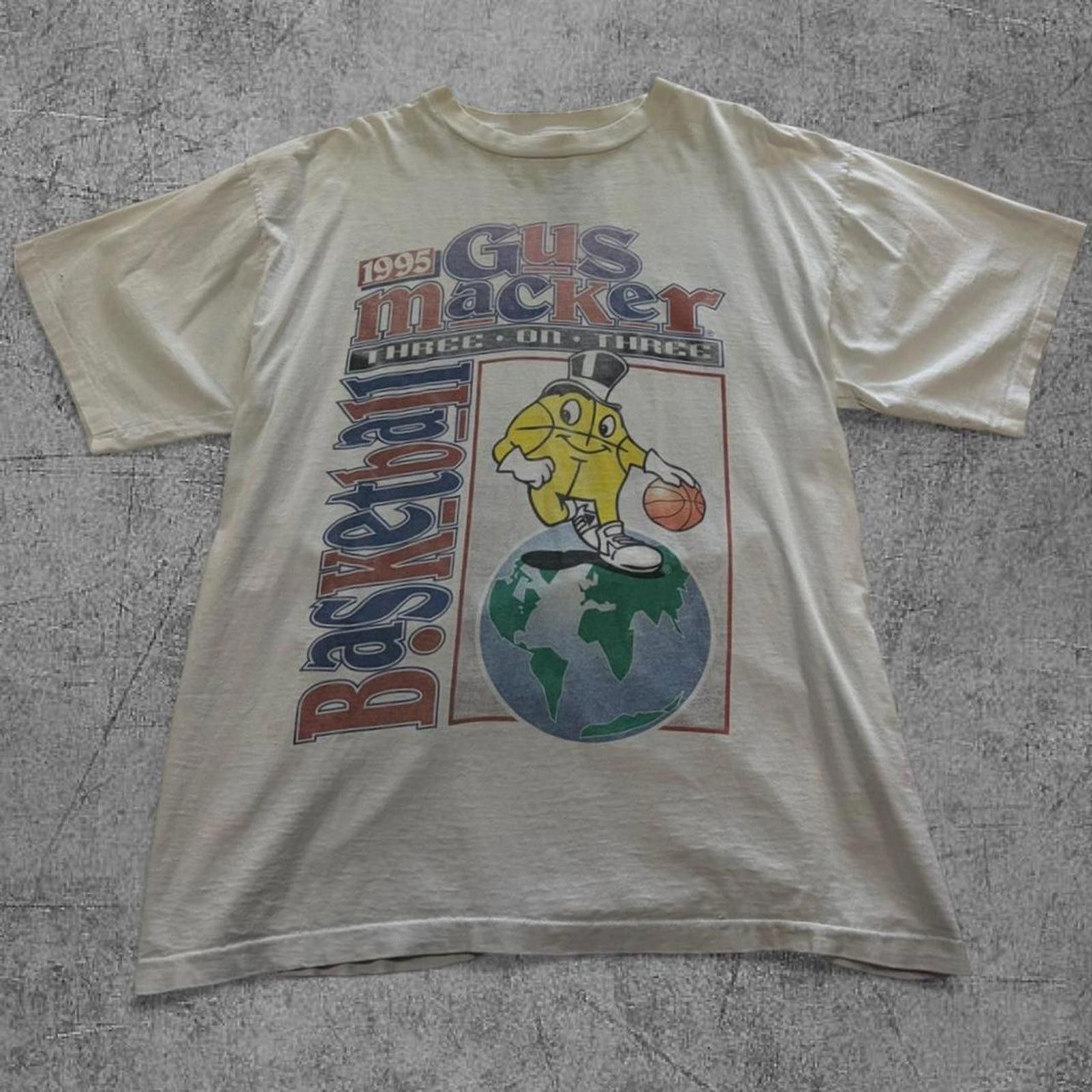 Vintage 1995 Gus Macker Roswell Basketball Tee Size US XL / EU 56 / 4 - 1 Thumbnail