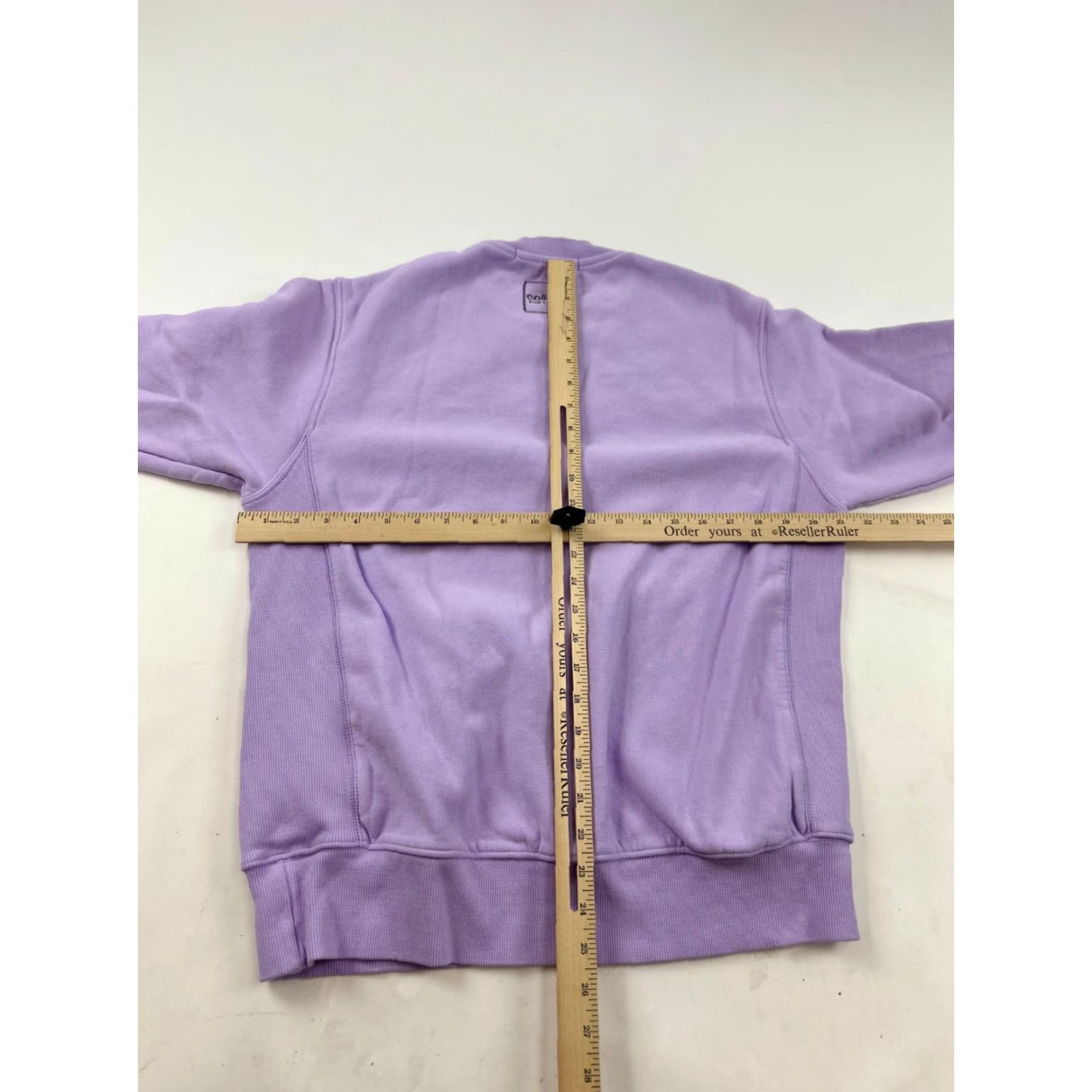 Vintage Collect The Label Sweatshirt Adult Medium Purple Graphic Print Pullover Crew Neck Cotton Fleece Mens Size US M / EU 48-50 / 2 - 7 Thumbnail