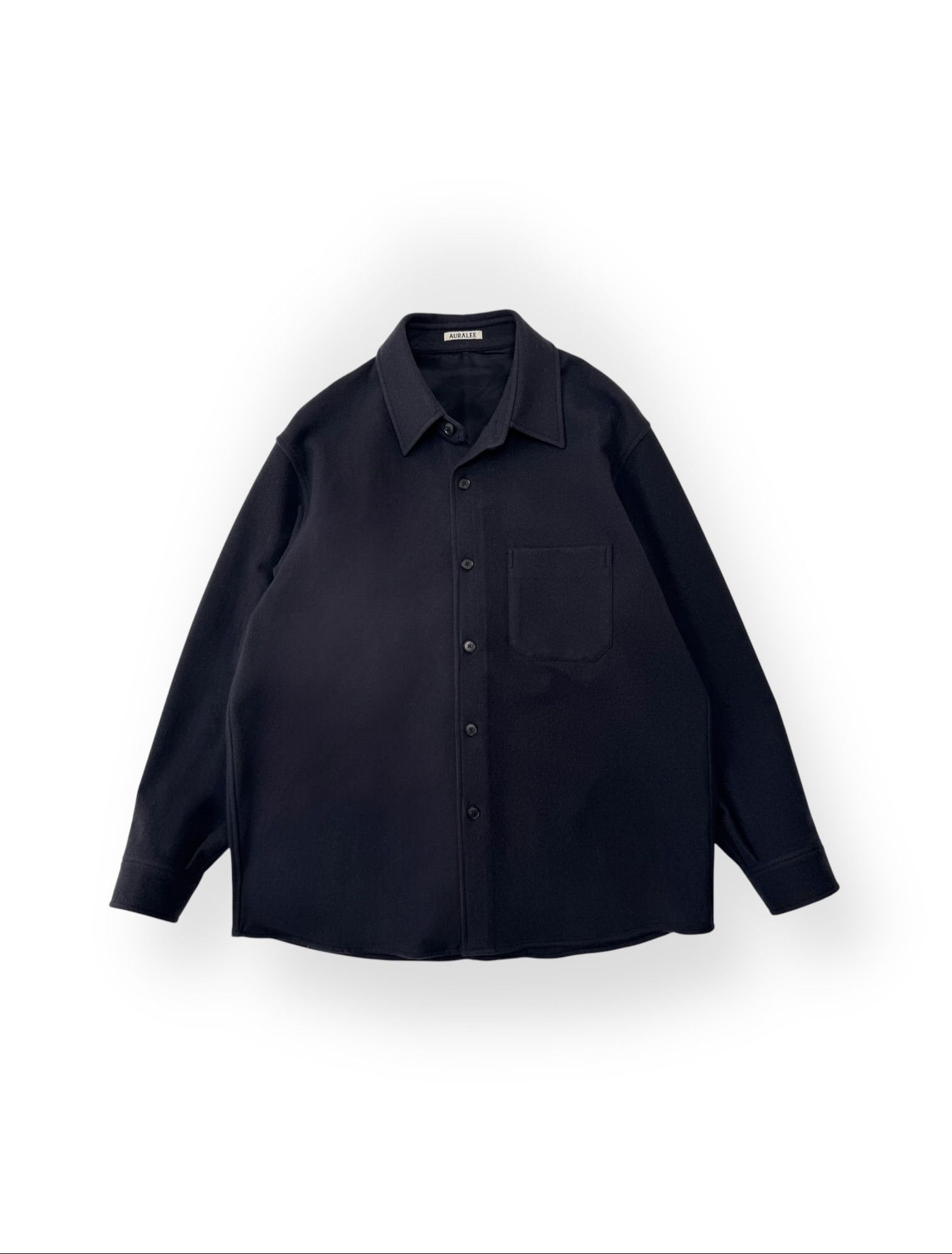 Auralee Rare Paint Splattered Wool Gabardine Shirt | Grailed