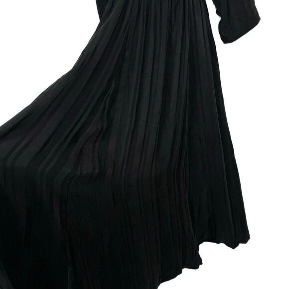 Other Jenni Kayne Avery Maxi Black Dress Cupro Blend Sz M Size M / US 6-8 / IT 42-44 - 11 Thumbnail