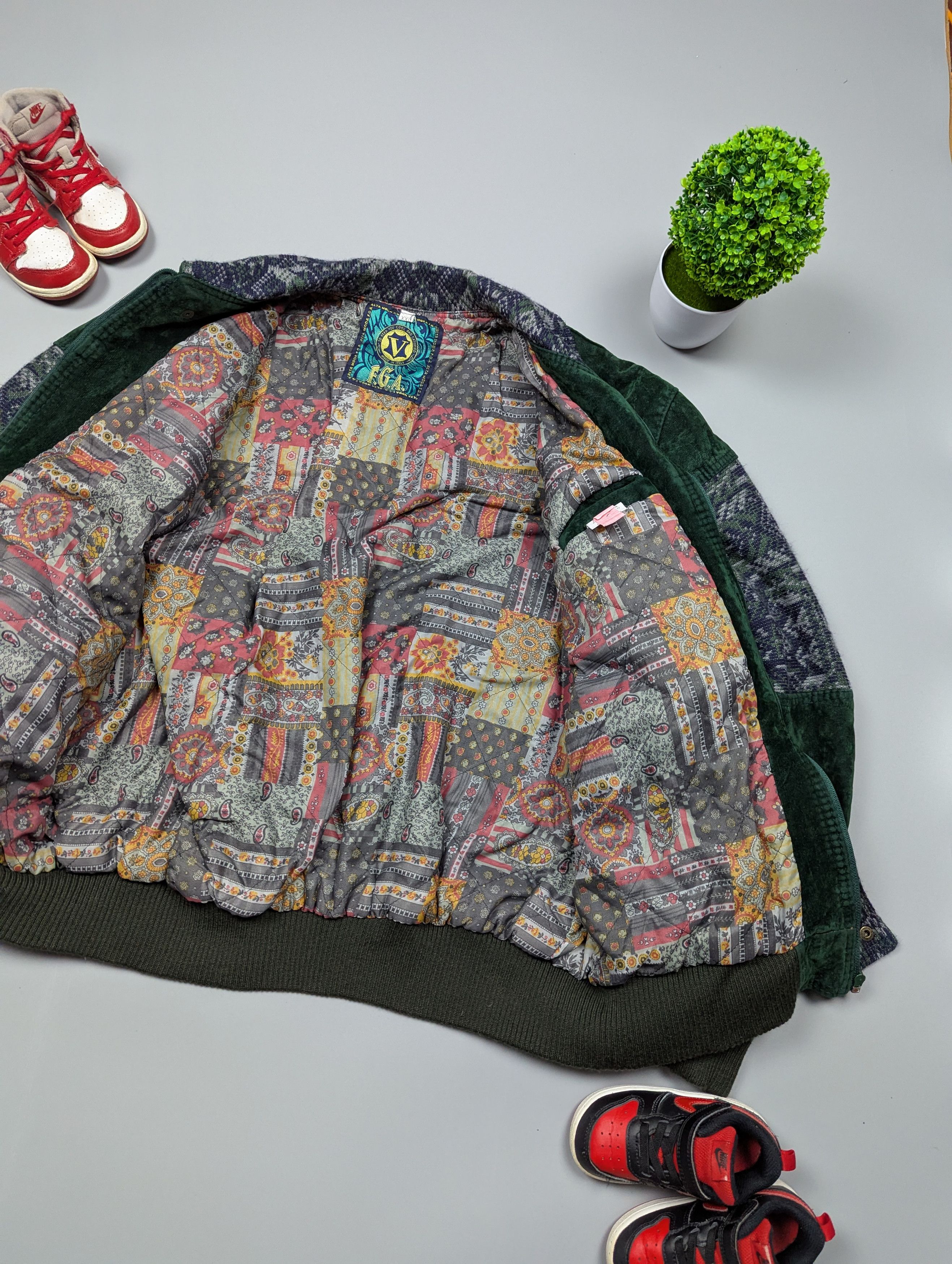 Vintage ALTA Moda F.G.A Rare Italian Mens VTG Streetwear Boho Jacket Size US XXL / EU 58 / 5 - 8 Thumbnail