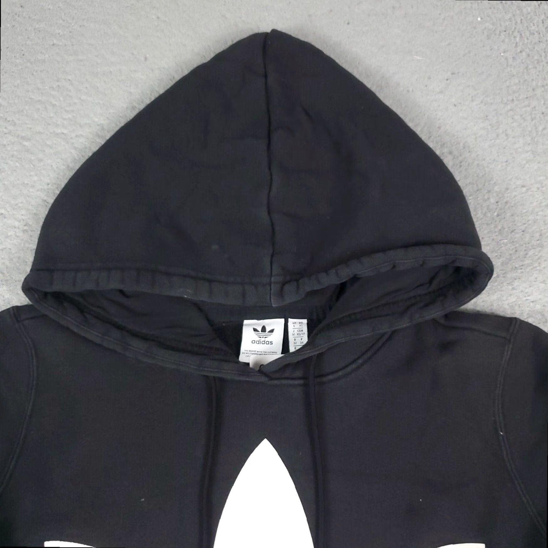 Adidas Adidas Womens Sweater XS Extra Small Black Pullover Hoodie Size XS / US 0-2 / IT 36-38 - 3 Thumbnail