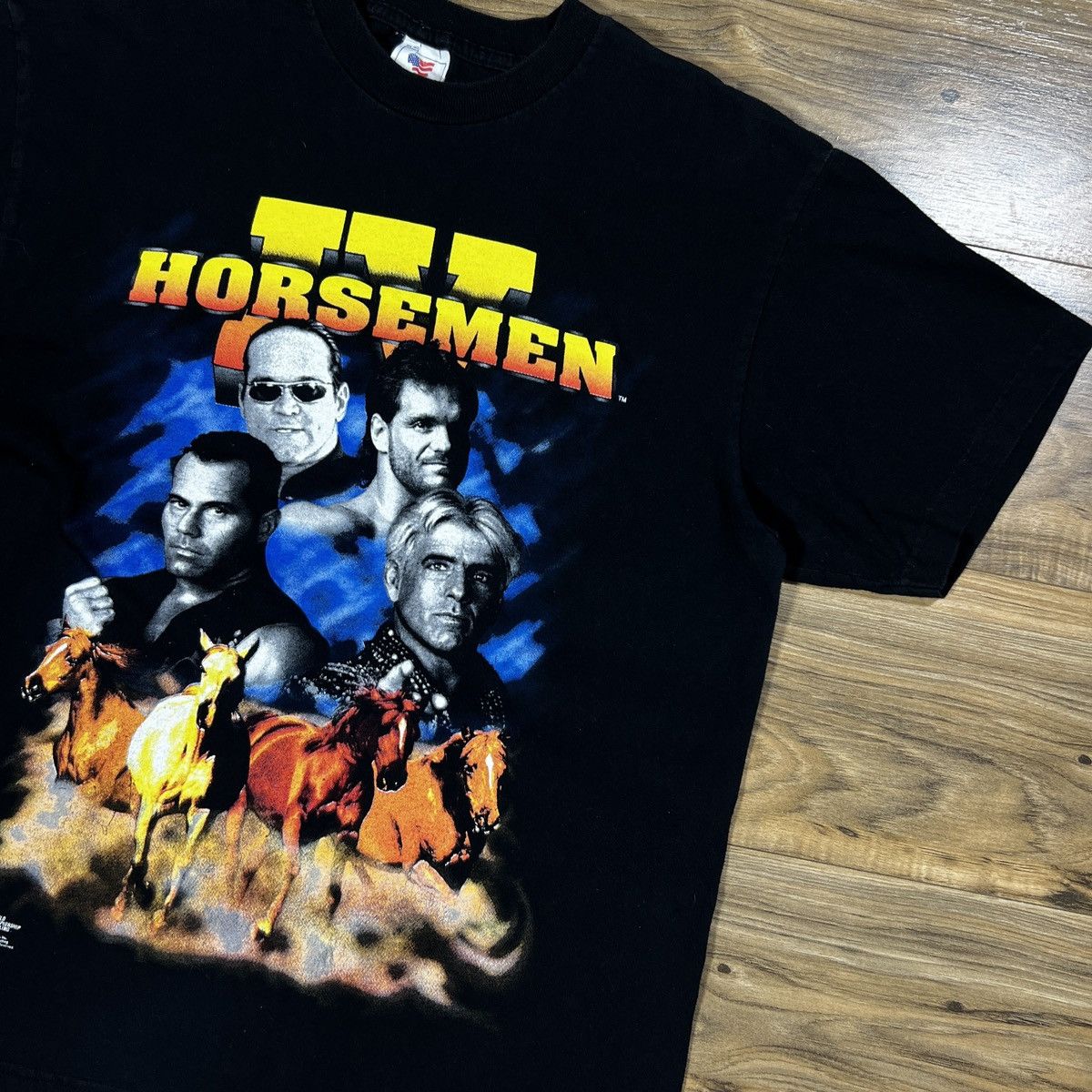 WWE VINTAGE 4 FOUR HORSEMEN CHRIS BENOIT RIC FLAIR Size US L / EU 52-54 / 3 - 2 Thumbnail