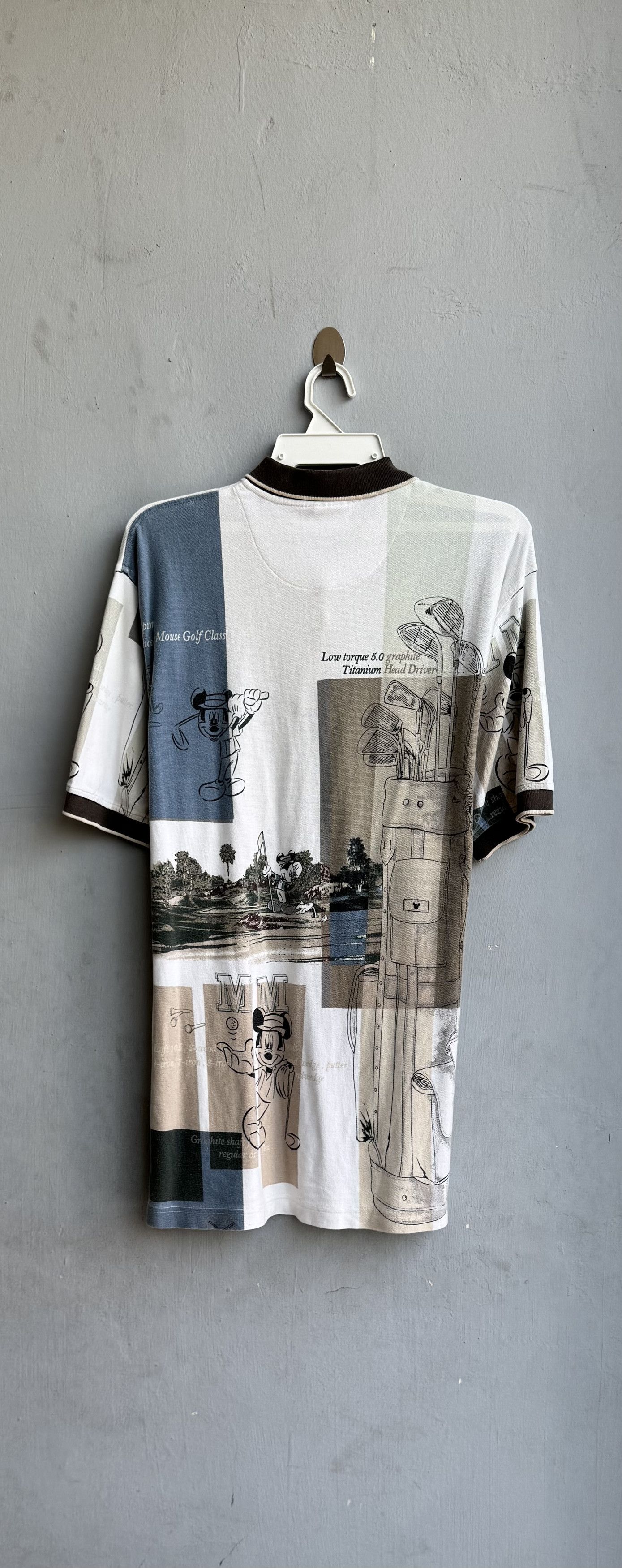 Disney × Vintage Vintage Mickey Mouse Disney AOP Polo Shirt Size US M / EU 48-50 / 2 - 5 Thumbnail